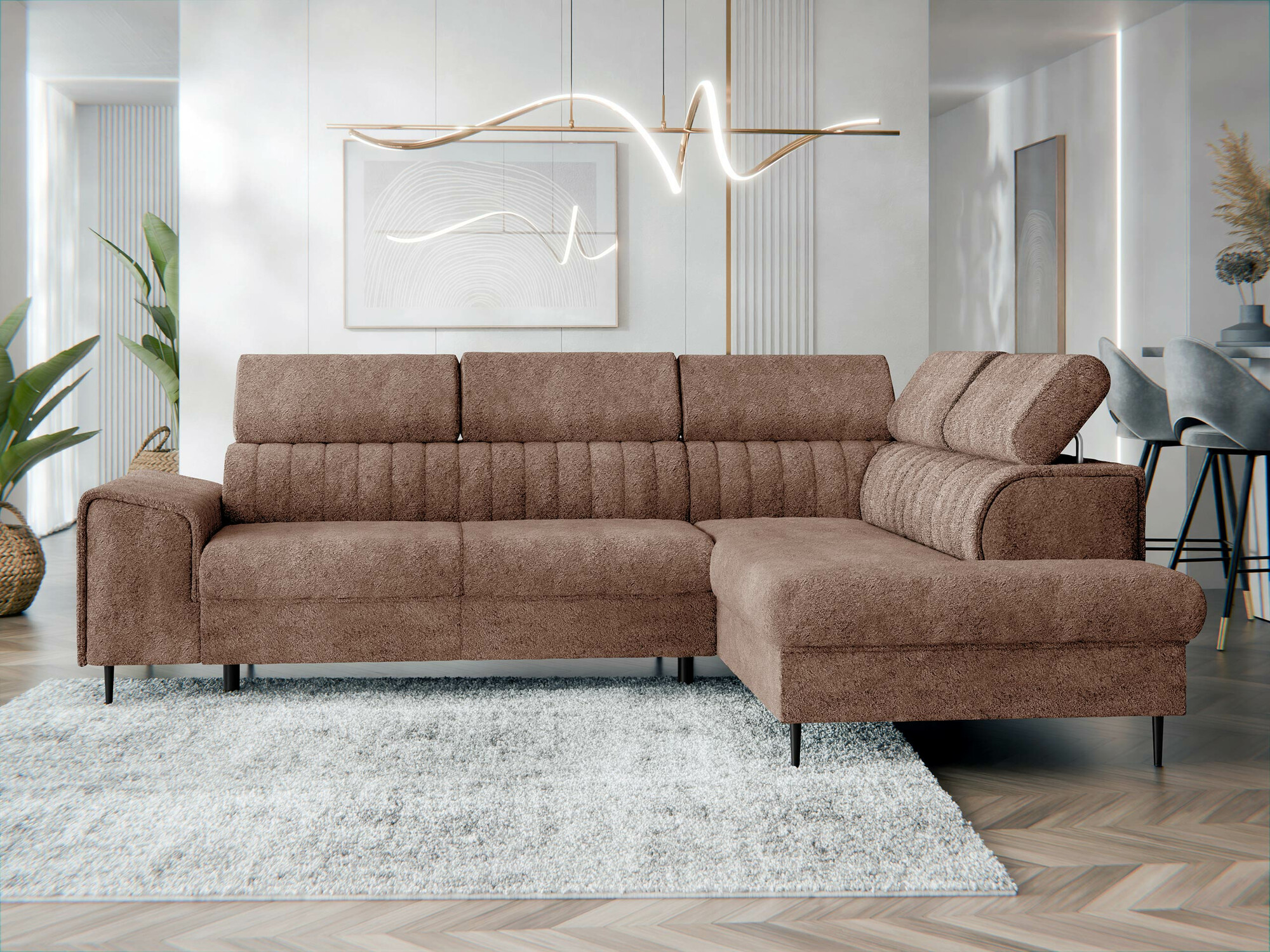Ъглов диван Comfivo Universum (Coral 45)
