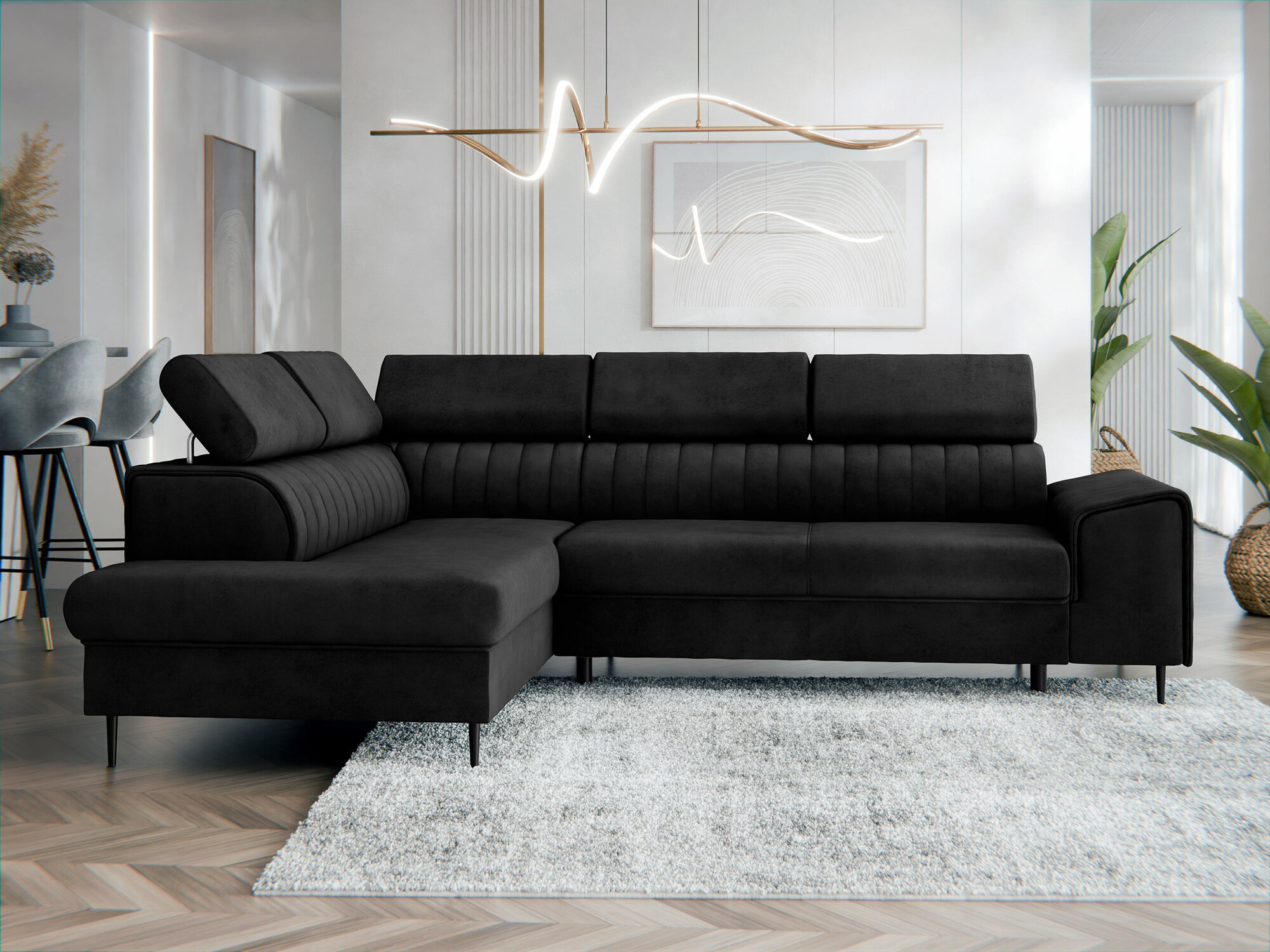 Ъглов диван Comfivo Universum (Magic Velvet 2219)