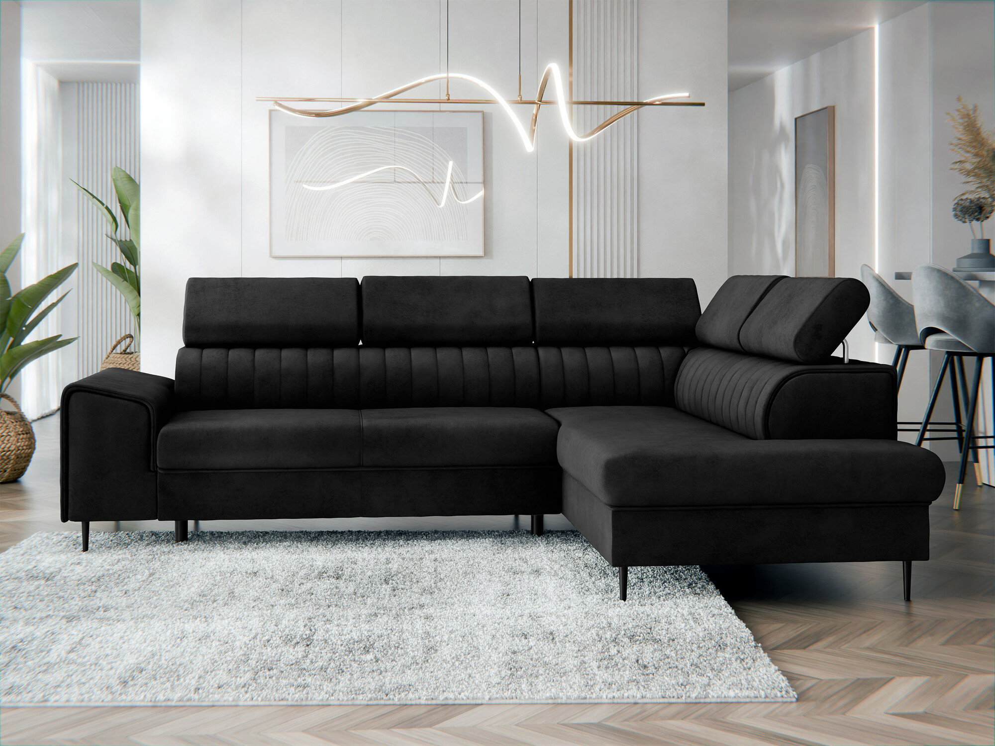 Ъглов диван Comfivo Universum (Magic Velvet 2219)