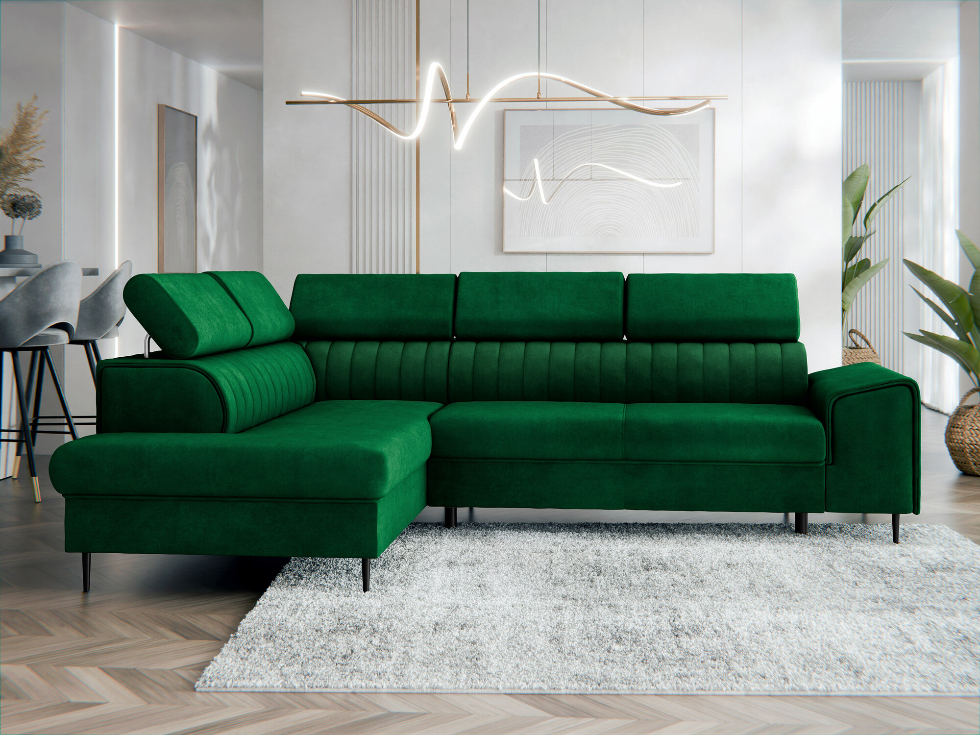 Ъглов диван Comfivo Universum (Magic Velvet 2225)