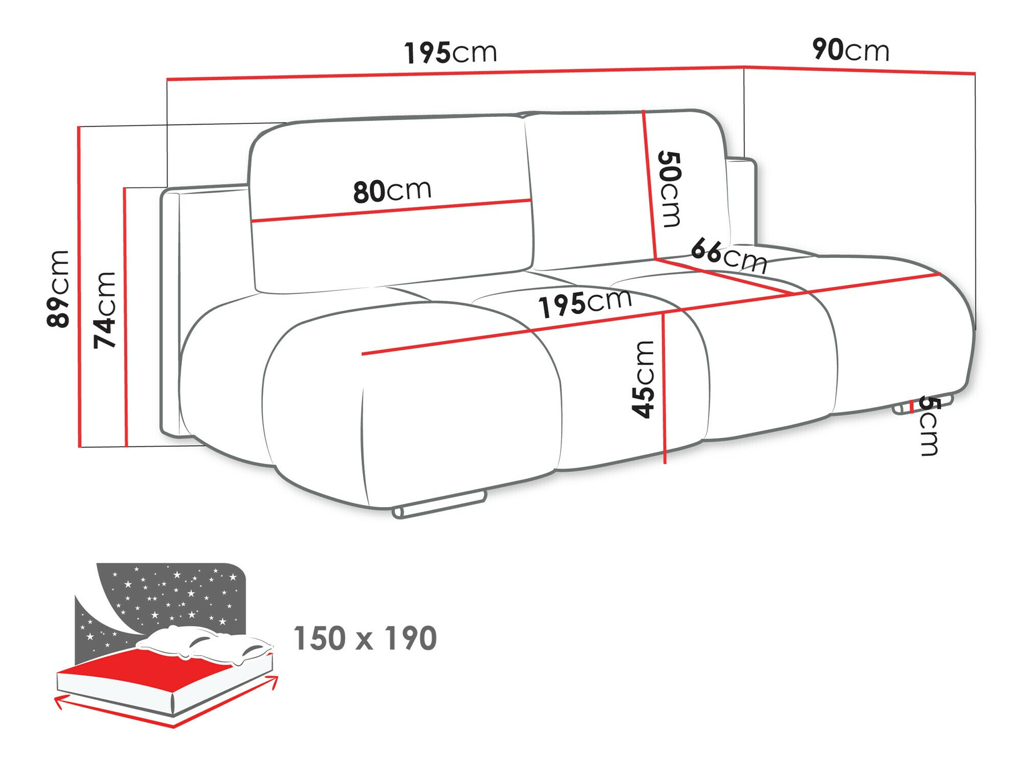 Разтегателен диван Dominus (Velo 621)