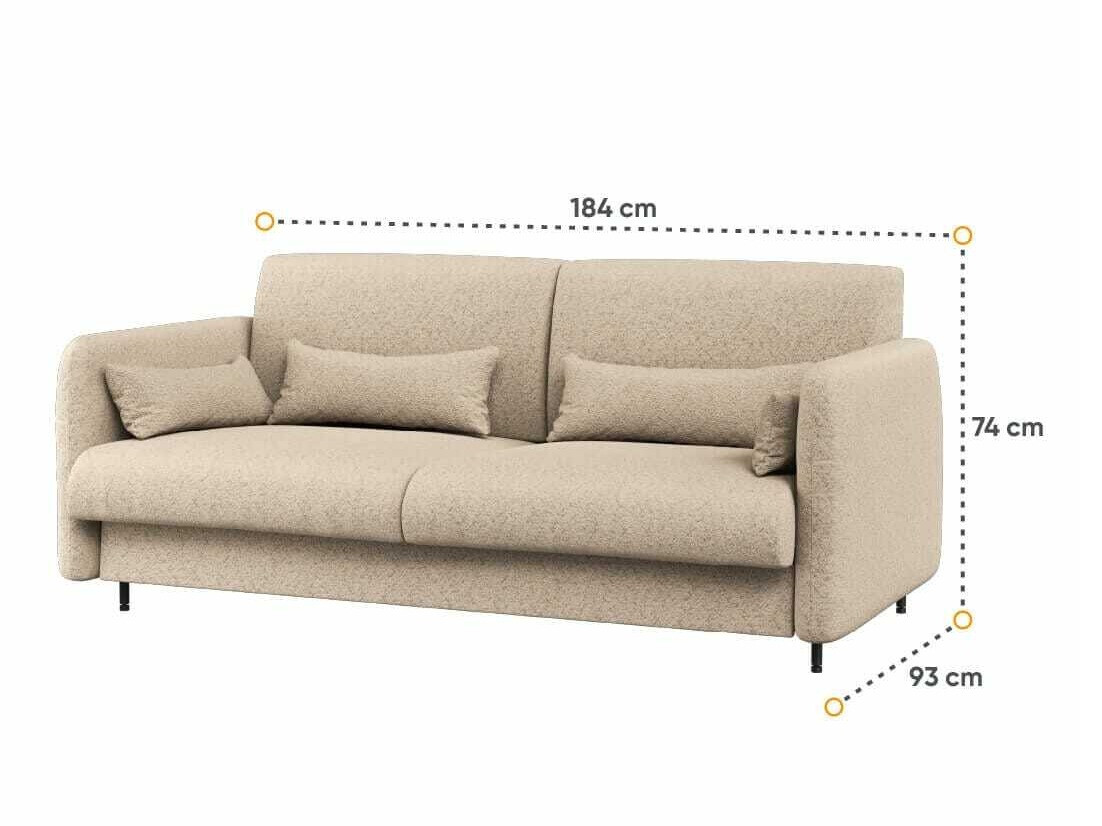 Мебелен комплект Concept Pro Lenart Levfere 139 (Бял гланц + Бял + Син)