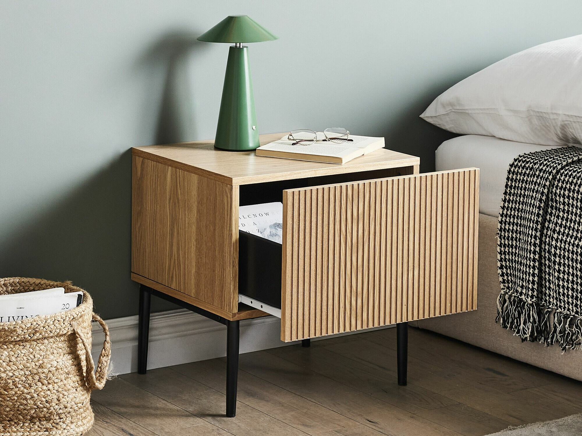 Нощно шкафче Floalu 100 (Кафяв)