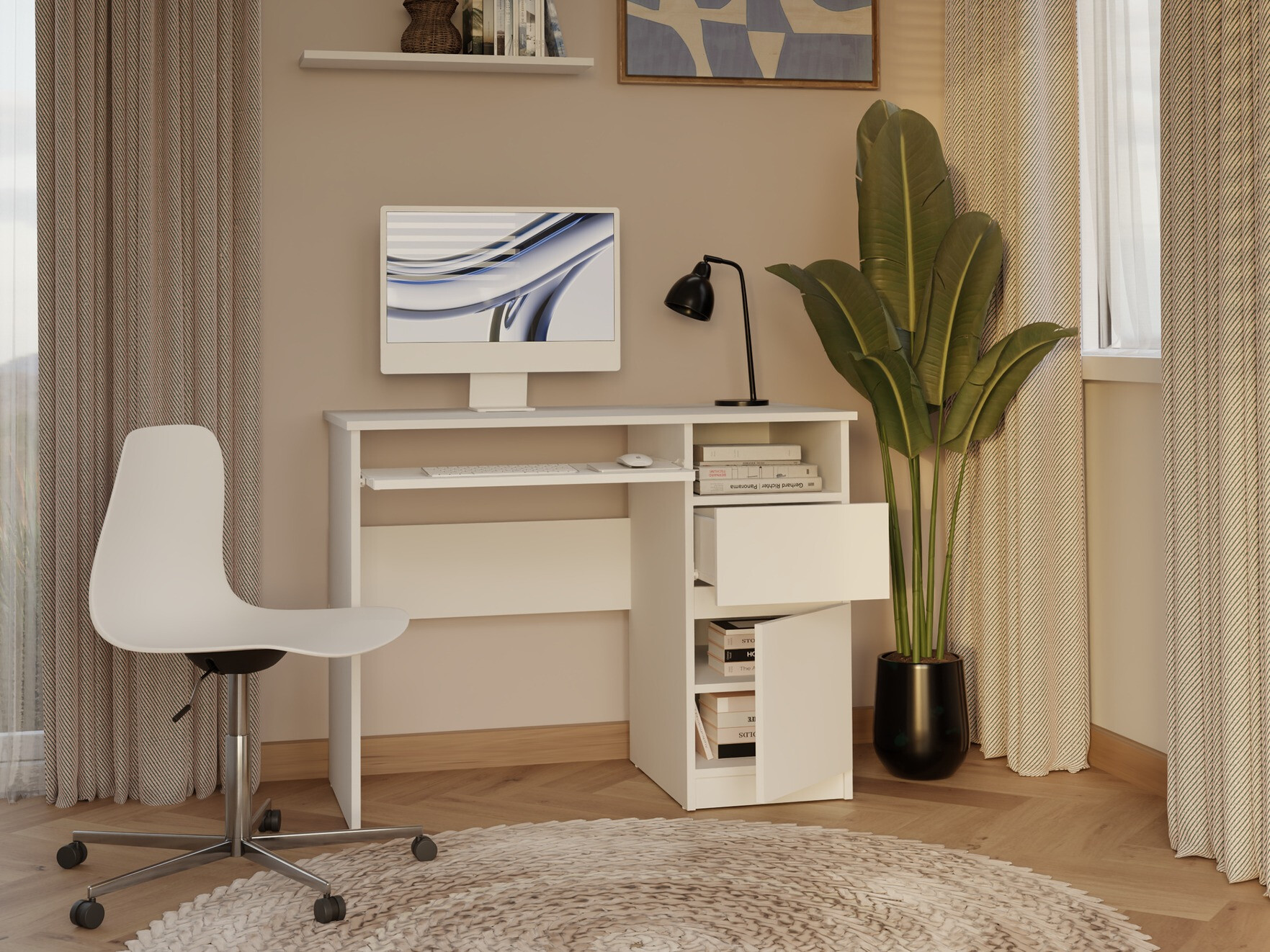 Офис бюро Mandeville 269 (Бял)