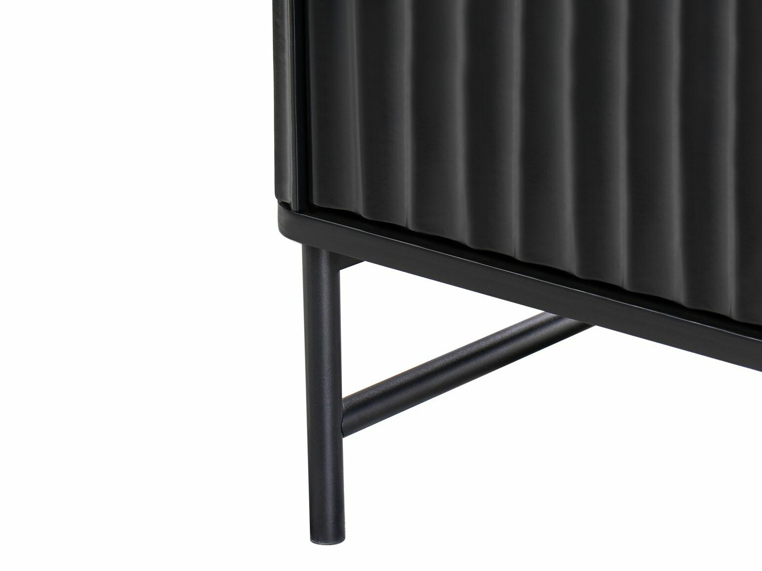 Шкаф Berwyn 2577 (Черен + Бял мрамор)