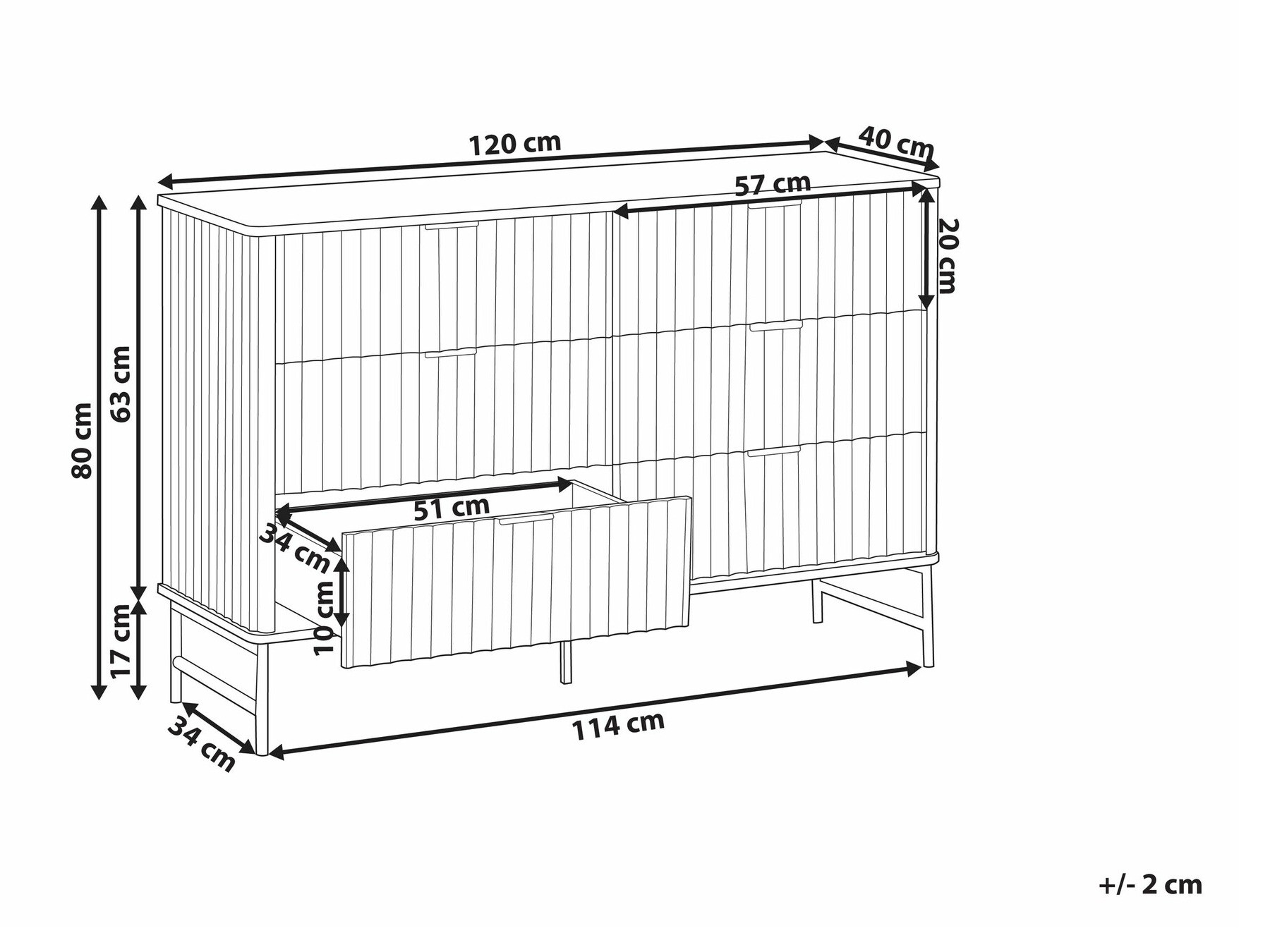 Скрин Berwyn 2576 (Черен)