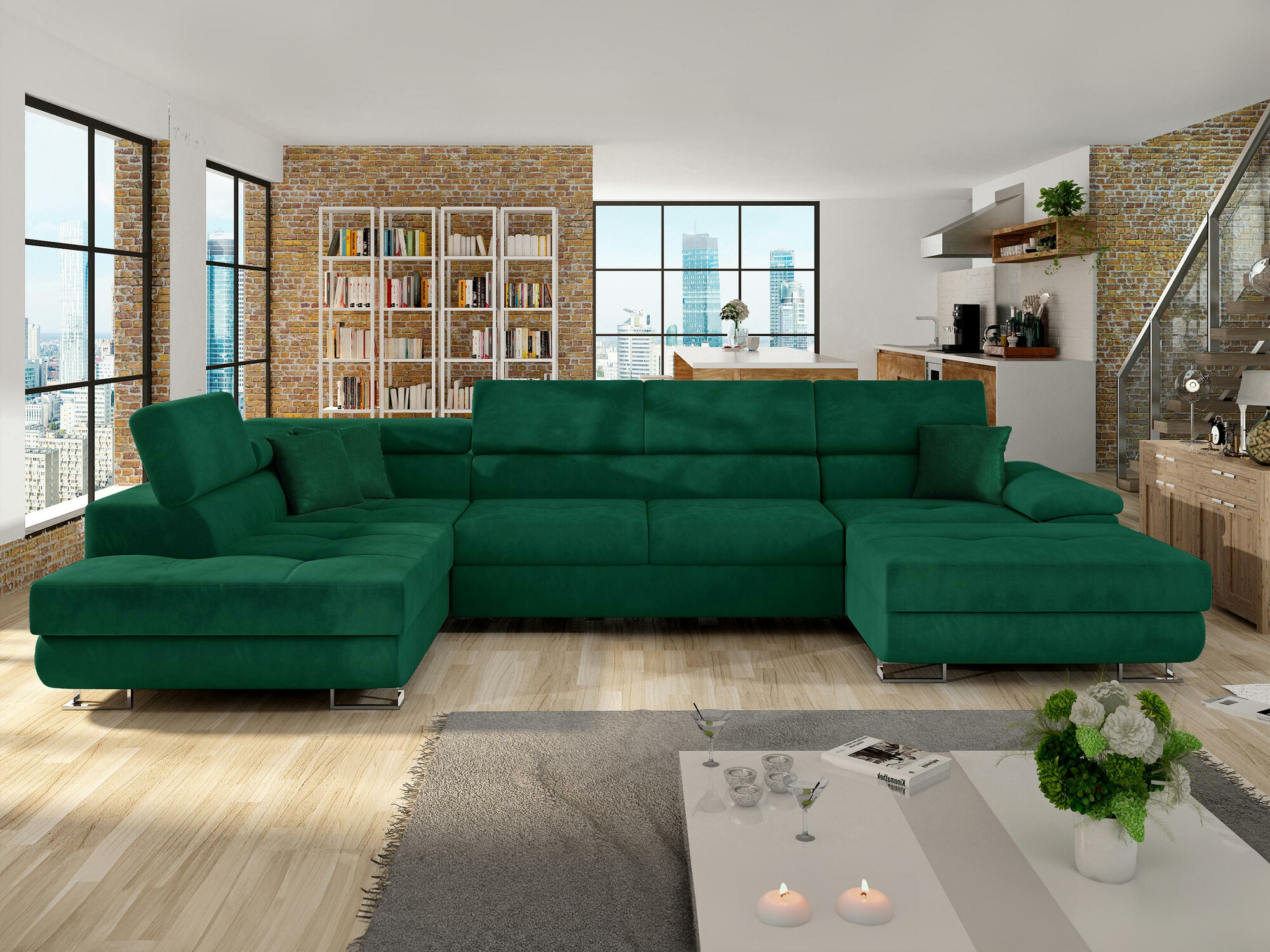 Ъглов диван Comfivo Ruta IV (Kronos 19)