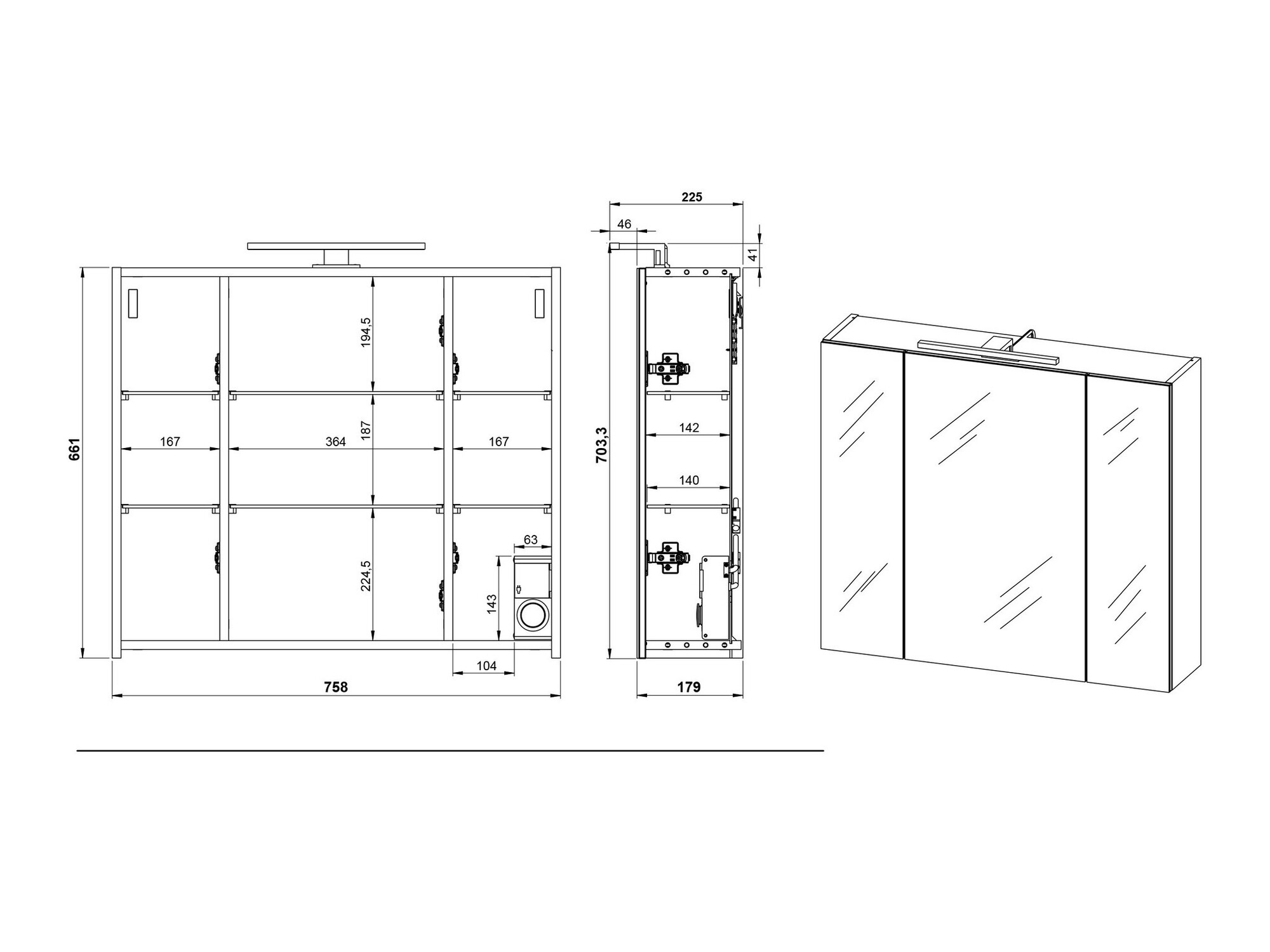 Комплект за баня Talmira 114