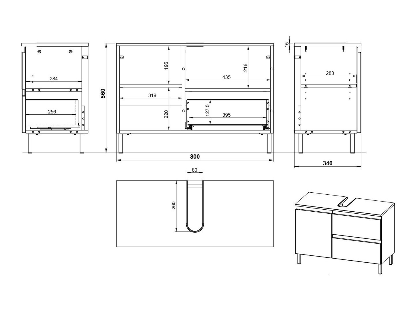 Комплект за баня Talmira 114