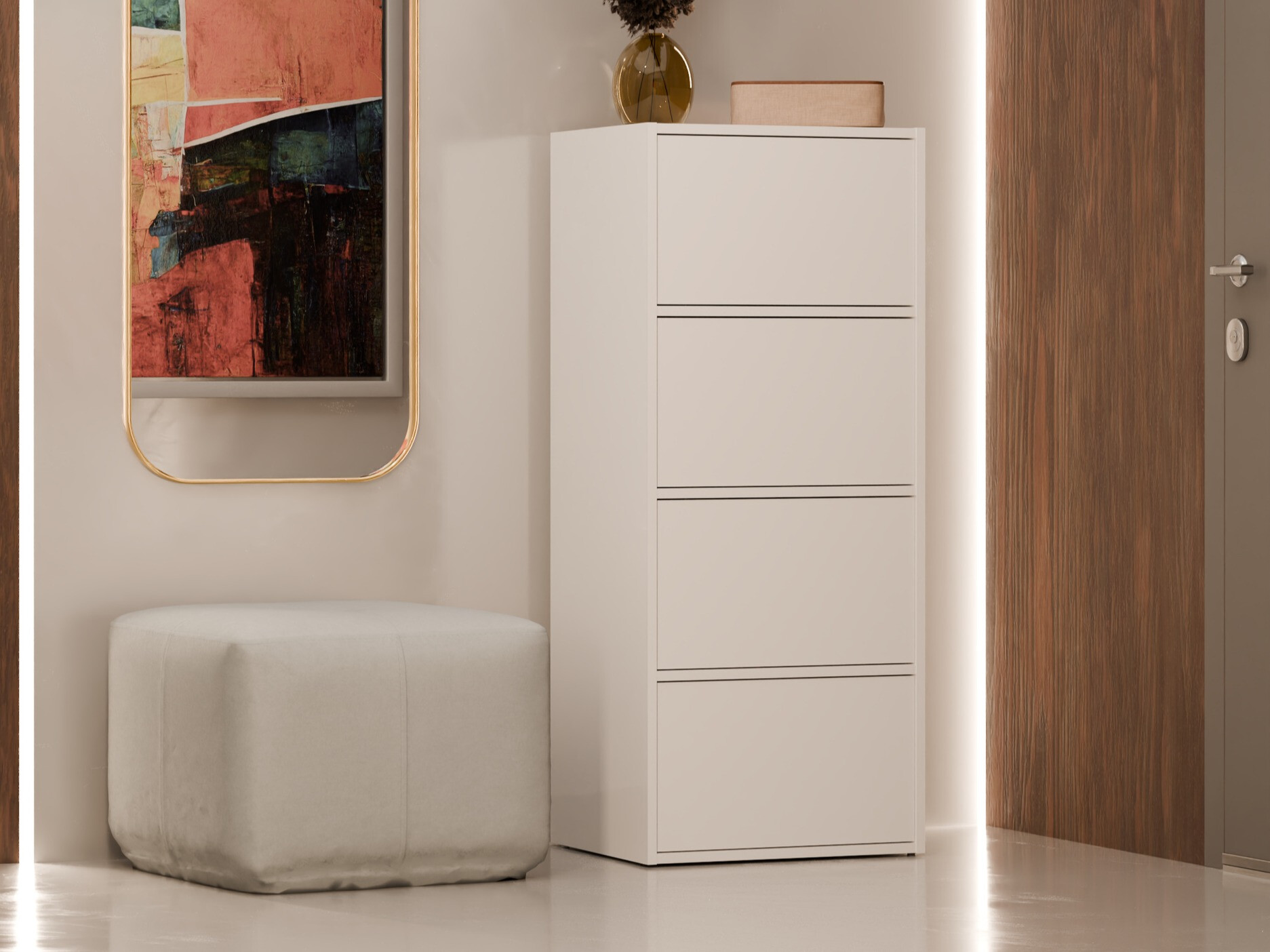 Шкаф Mandeville 298 (Бял)