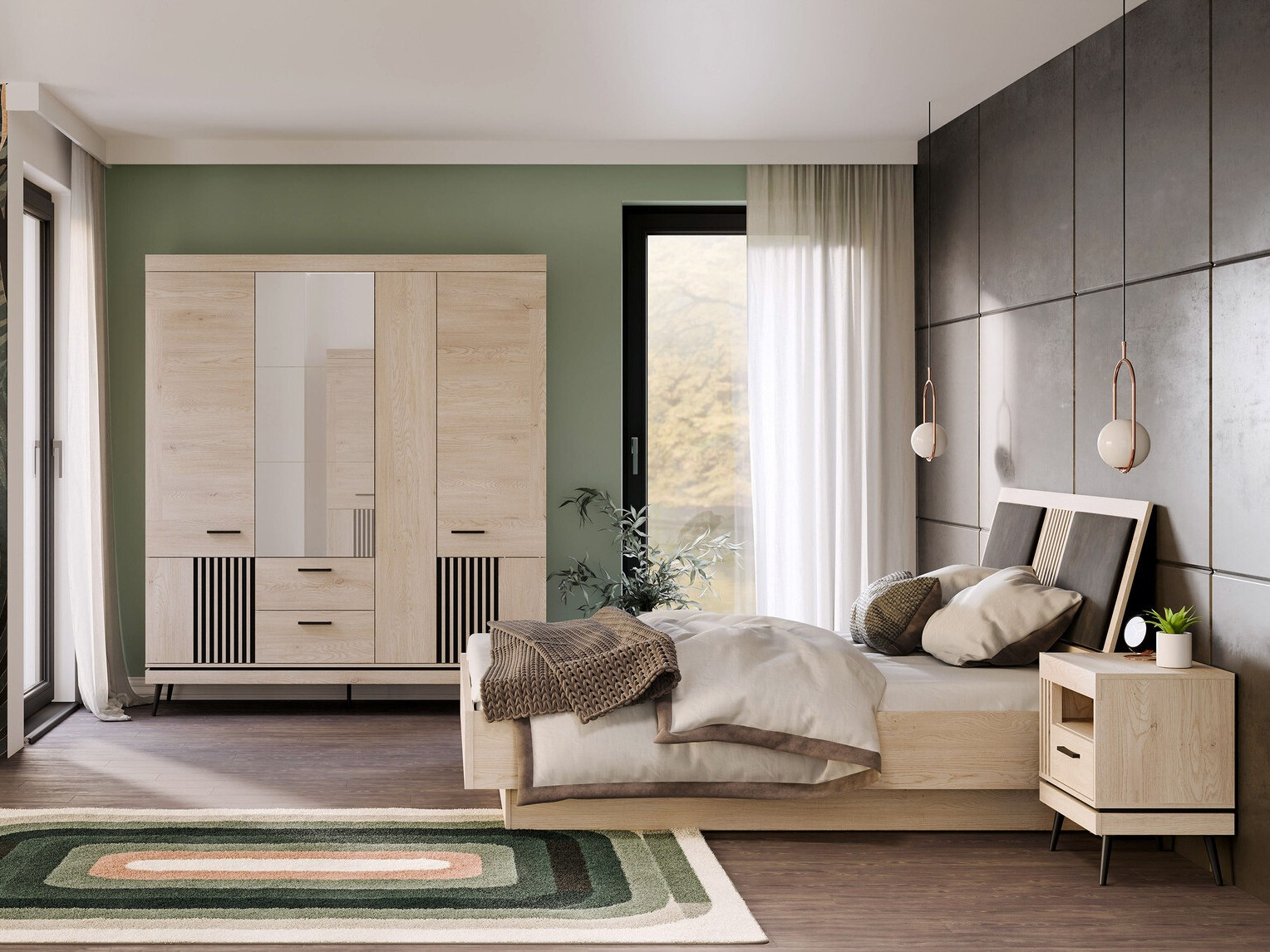 Комплект за спалня Sermelu 123