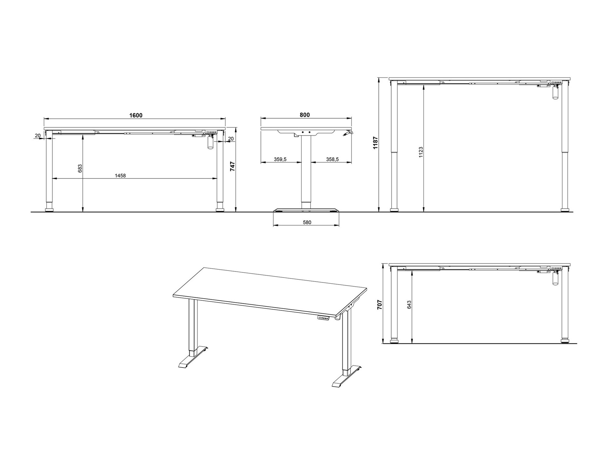 Комплект за домашен офис Solaro 105 (Кашмир)