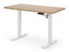 Офис бюро с регулируема височина Houston 1942 (Artisan дъб + Бял)