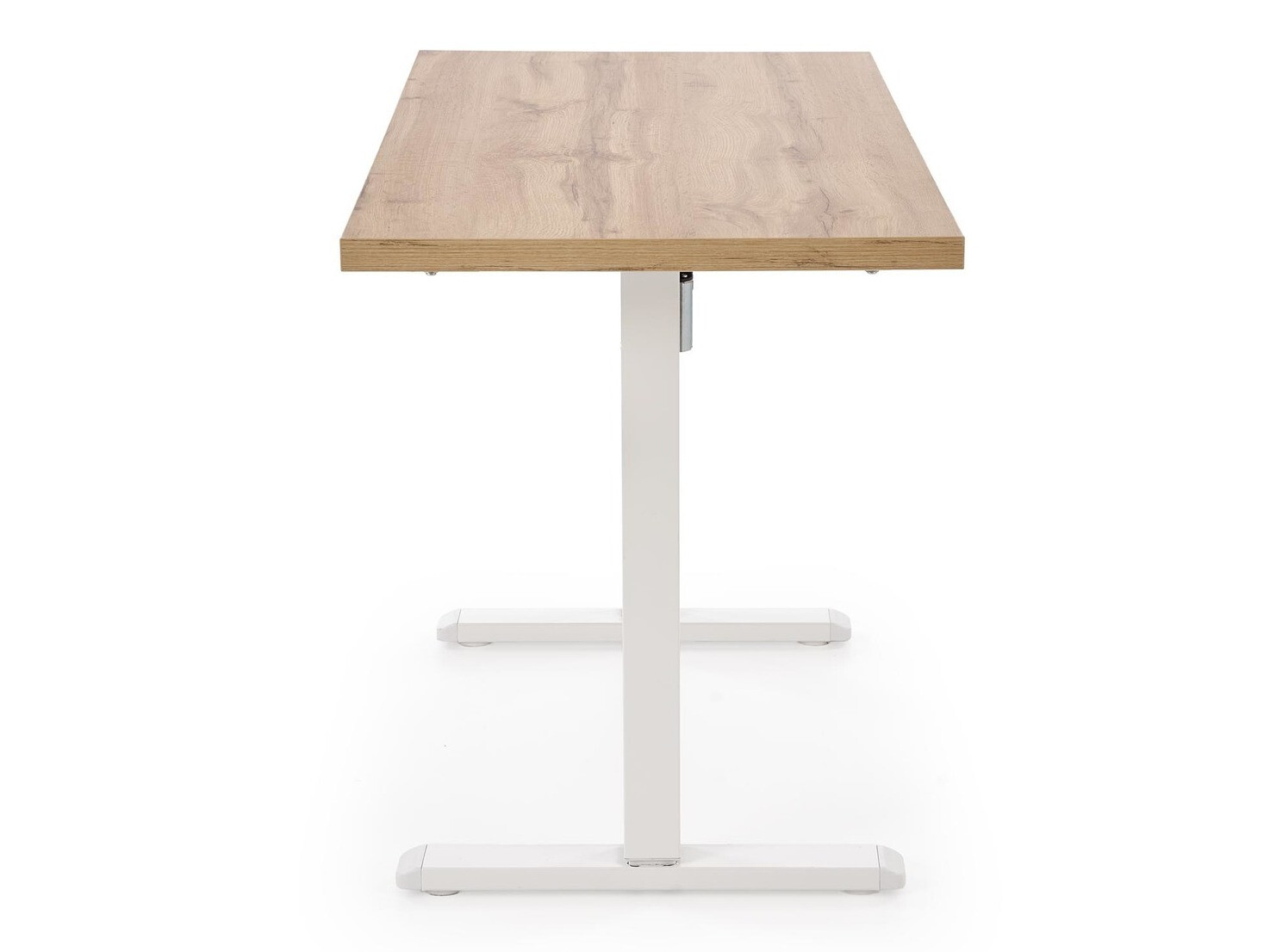 Офис бюро с регулируема височина Houston 1942 (Artisan дъб + Бял)