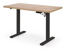 Офис бюро с регулируема височина Houston 1942 (Artisan дъб + Черен)