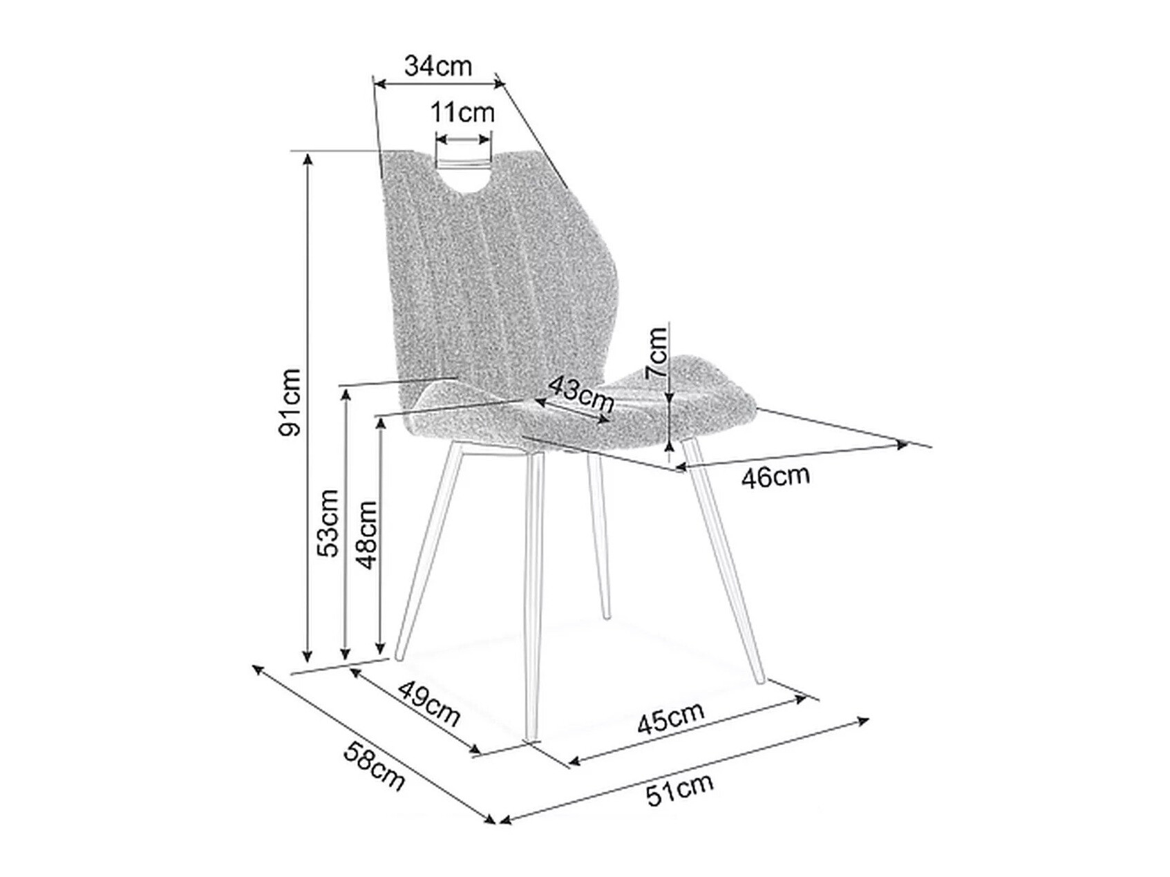 Стол Detroit 716 (Бежов)