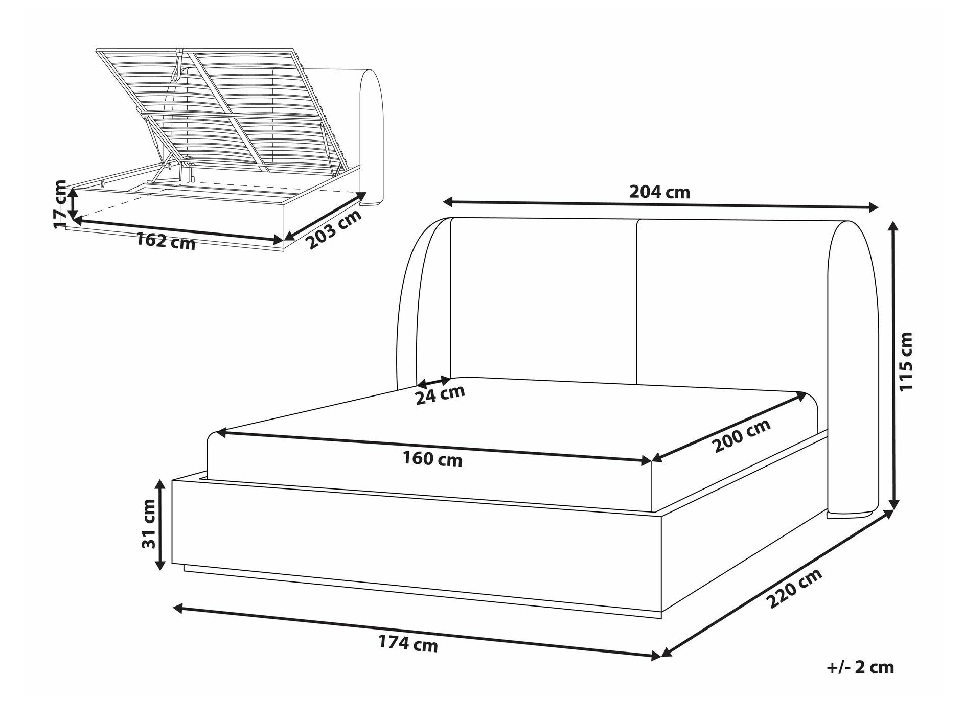 Легло Berwyn 2593 (Бял)