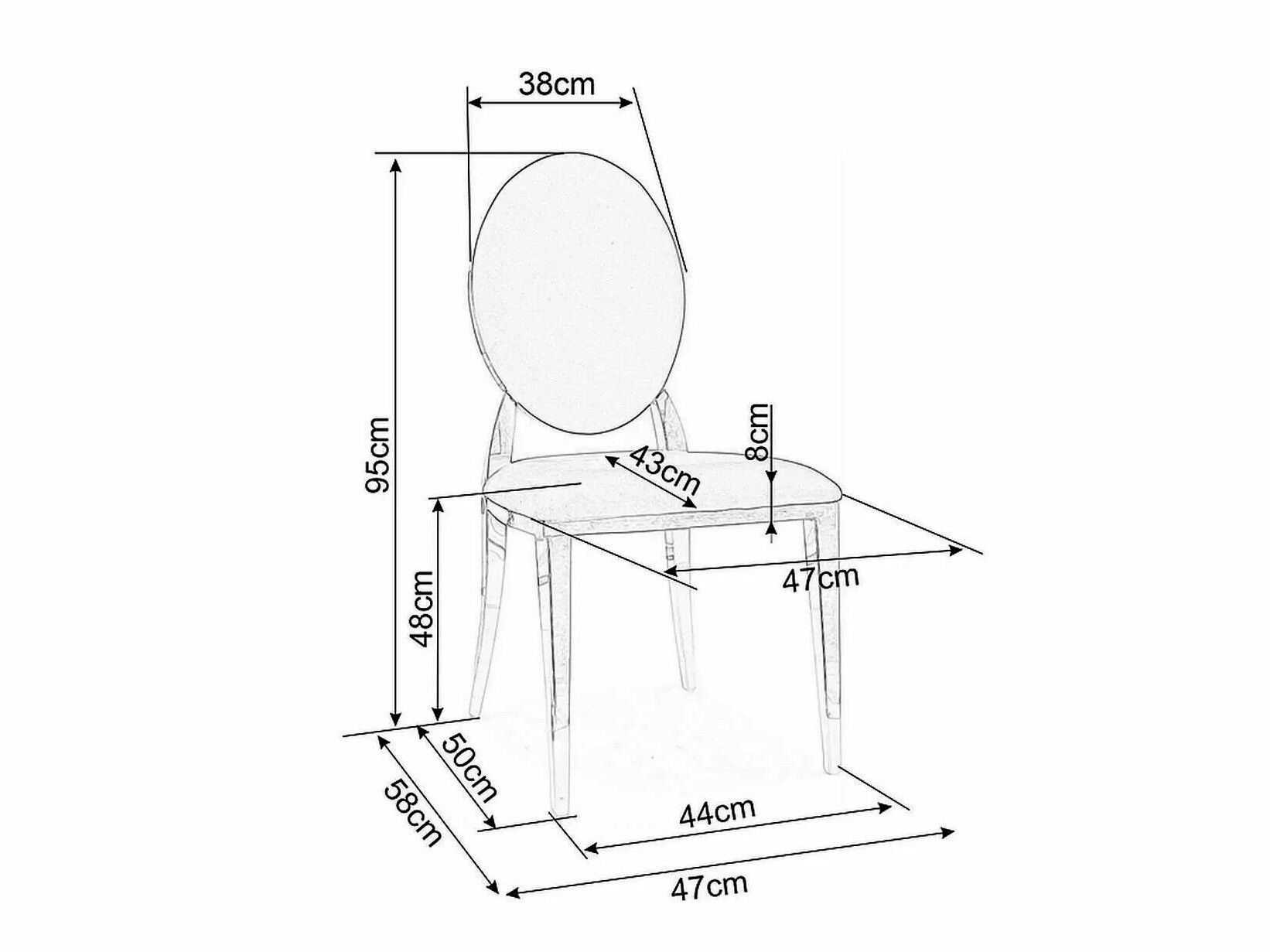 Стол Detroit 720 (Бежов)