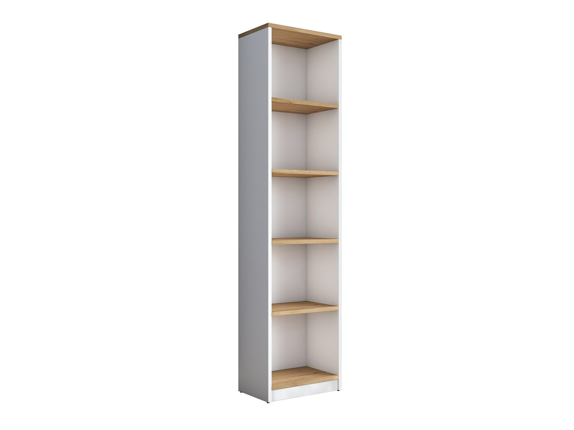 Етажерка Kailua 2474 (Бял + Орех)