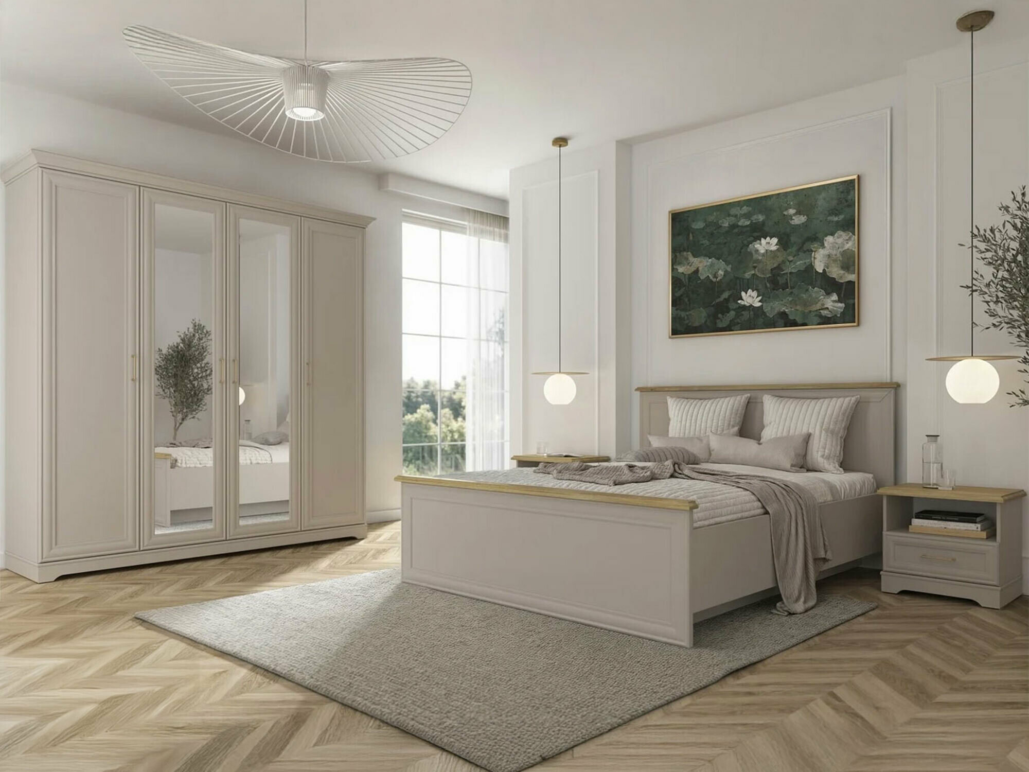 Комплект за спалня Evanuo 104