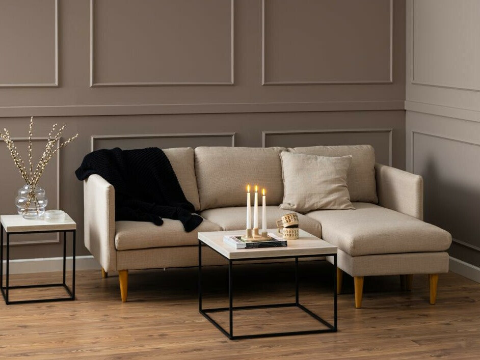 Ъглов диван Norsica 757 (Бежов)