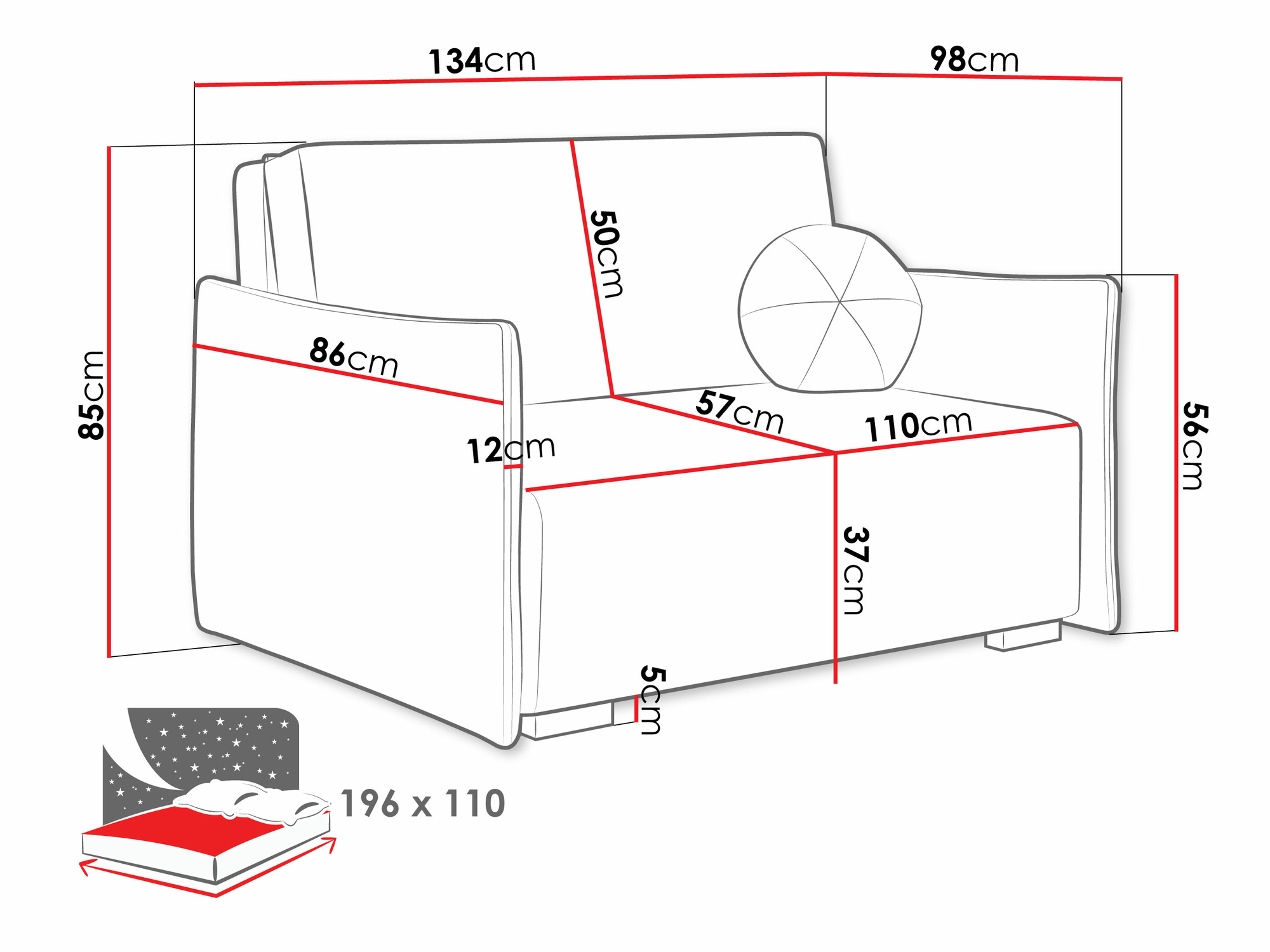 Разтегателен диван Velven II (Soul 8)