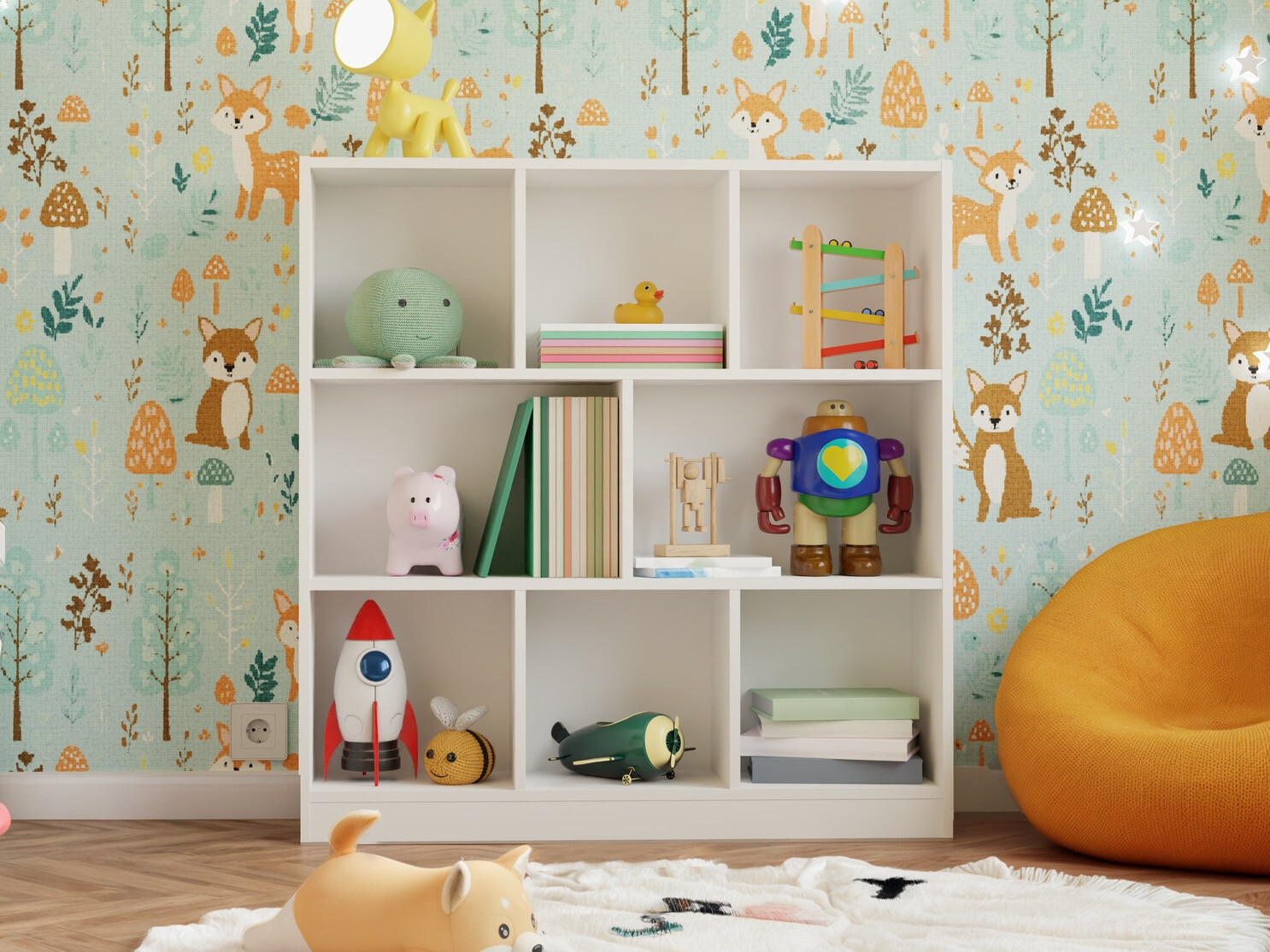 Етажерка Mandeville 307 (Бял)