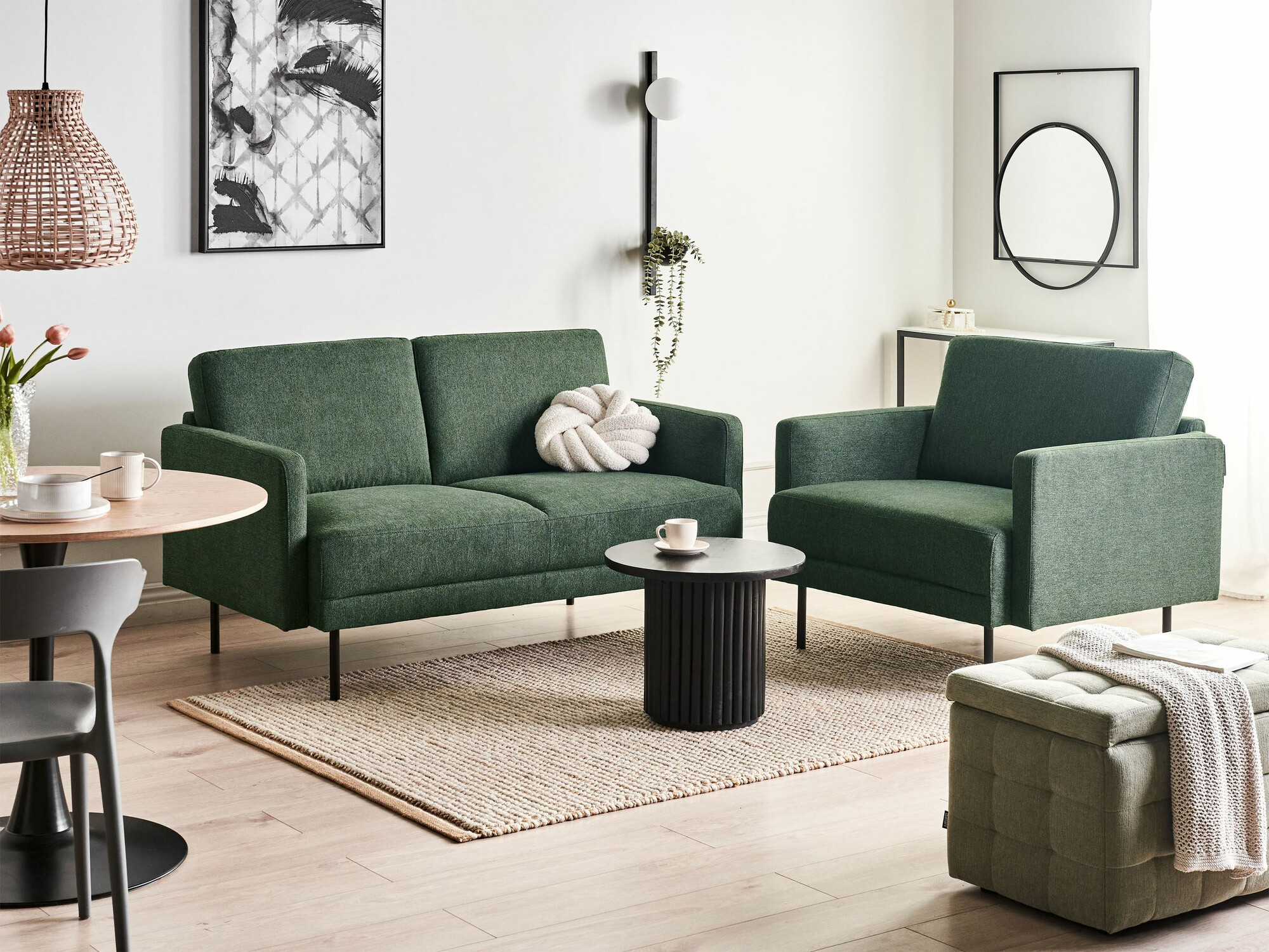 Диван Salmono 103 (Тъмно зелено)