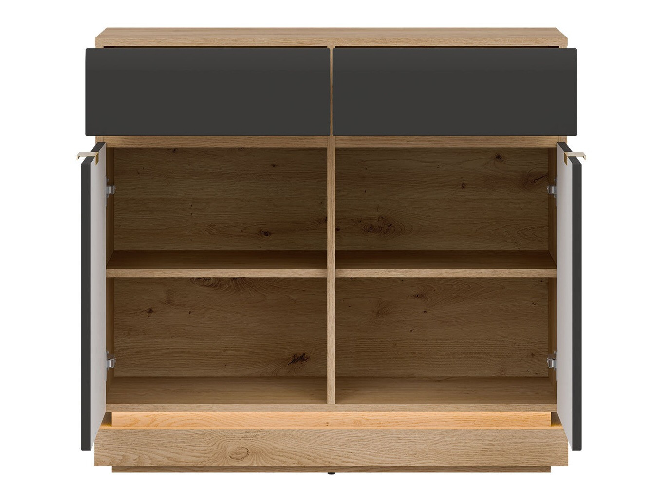 Скрин Teselbu 102 (Антрацит + Дъб)