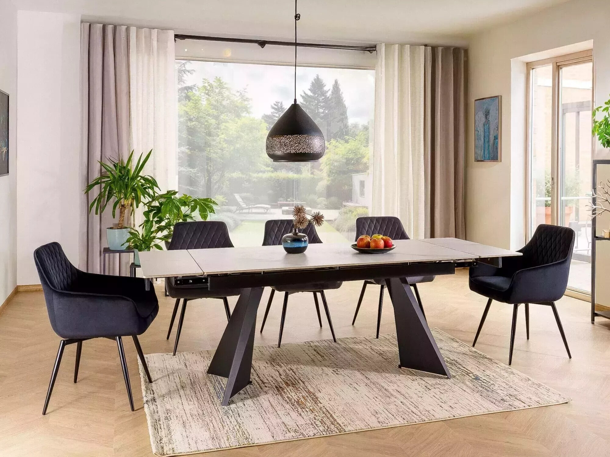 Стол Detroit 734 (Черен)