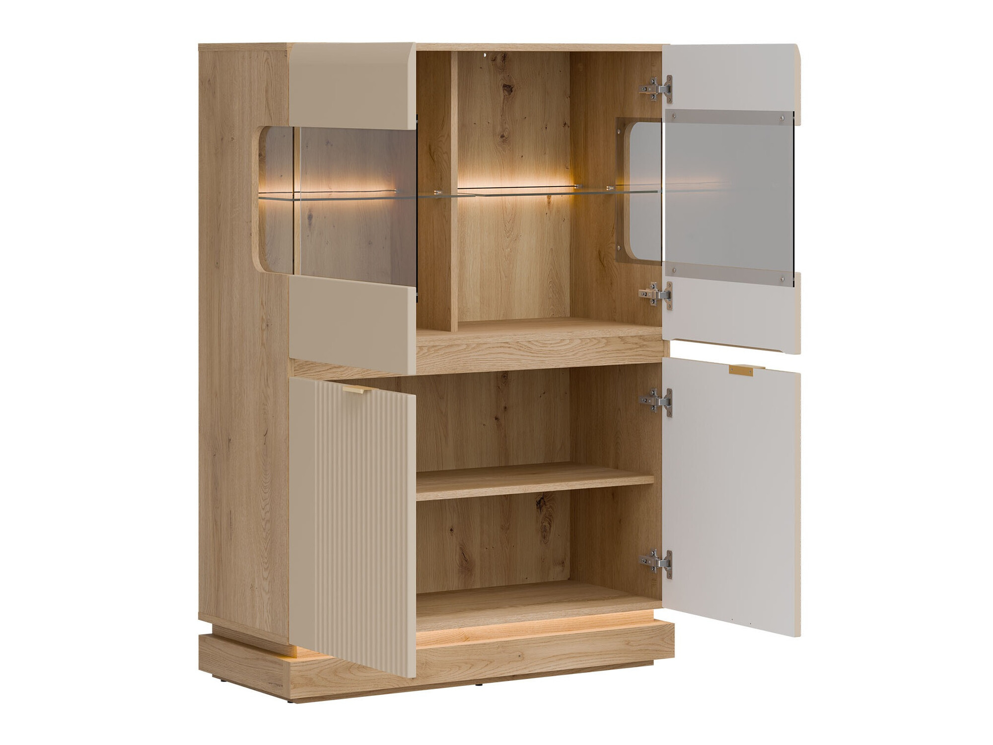 Шкаф Teselbu 105 (Кашмир + Дъб)