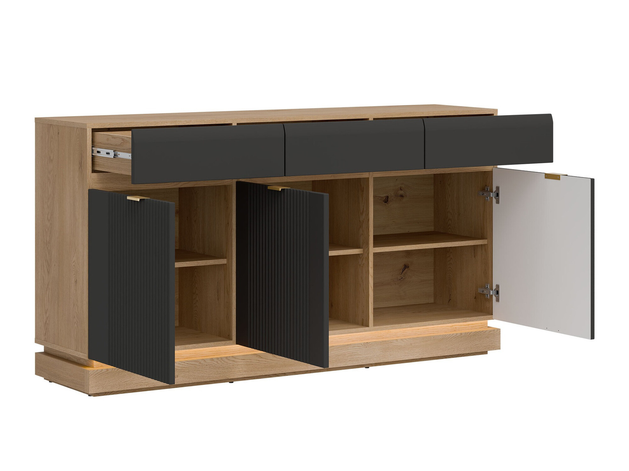 Скрин Teselbu 104 (Антрацит + Дъб)