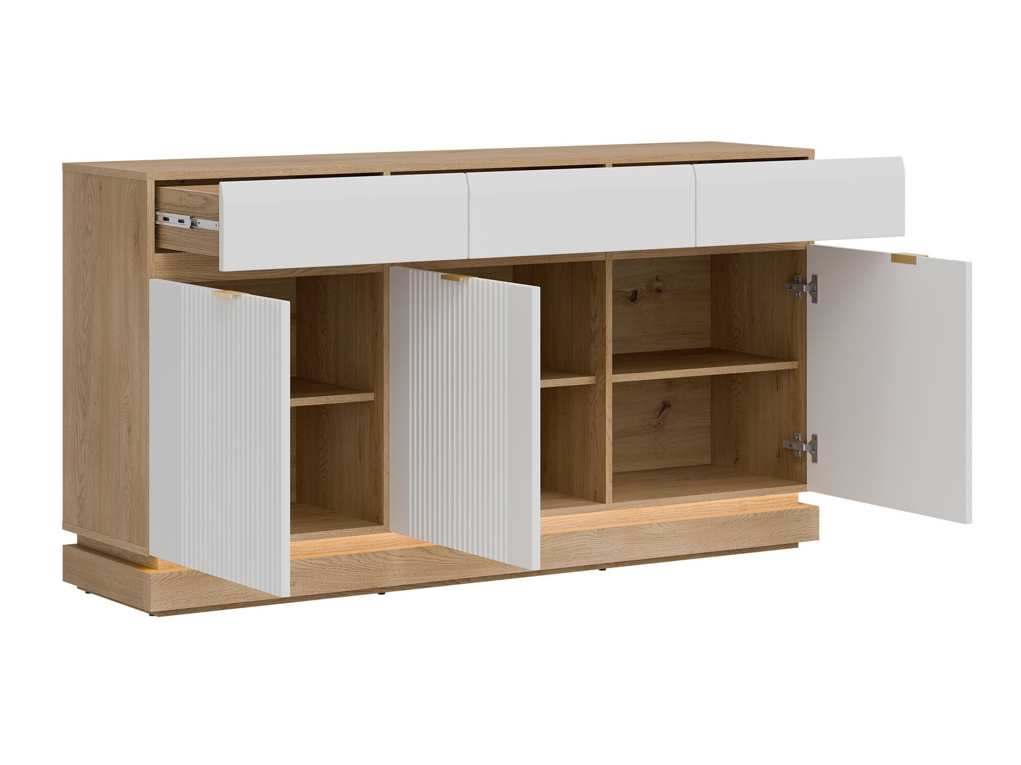 Скрин Teselbu 104 (Бял + Дъб)