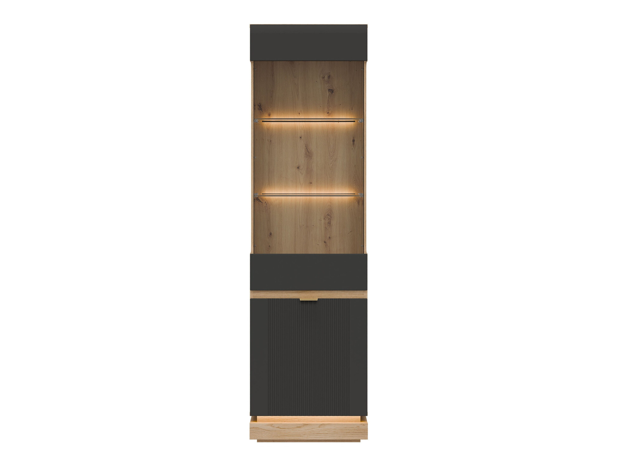 Етажерка Teselbu 109 (Антрацит + Дъб)