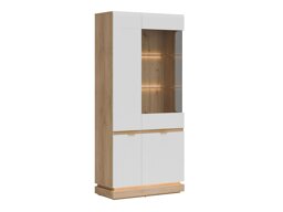 Етажерка Teselbu 111 (Бял + Дъб)