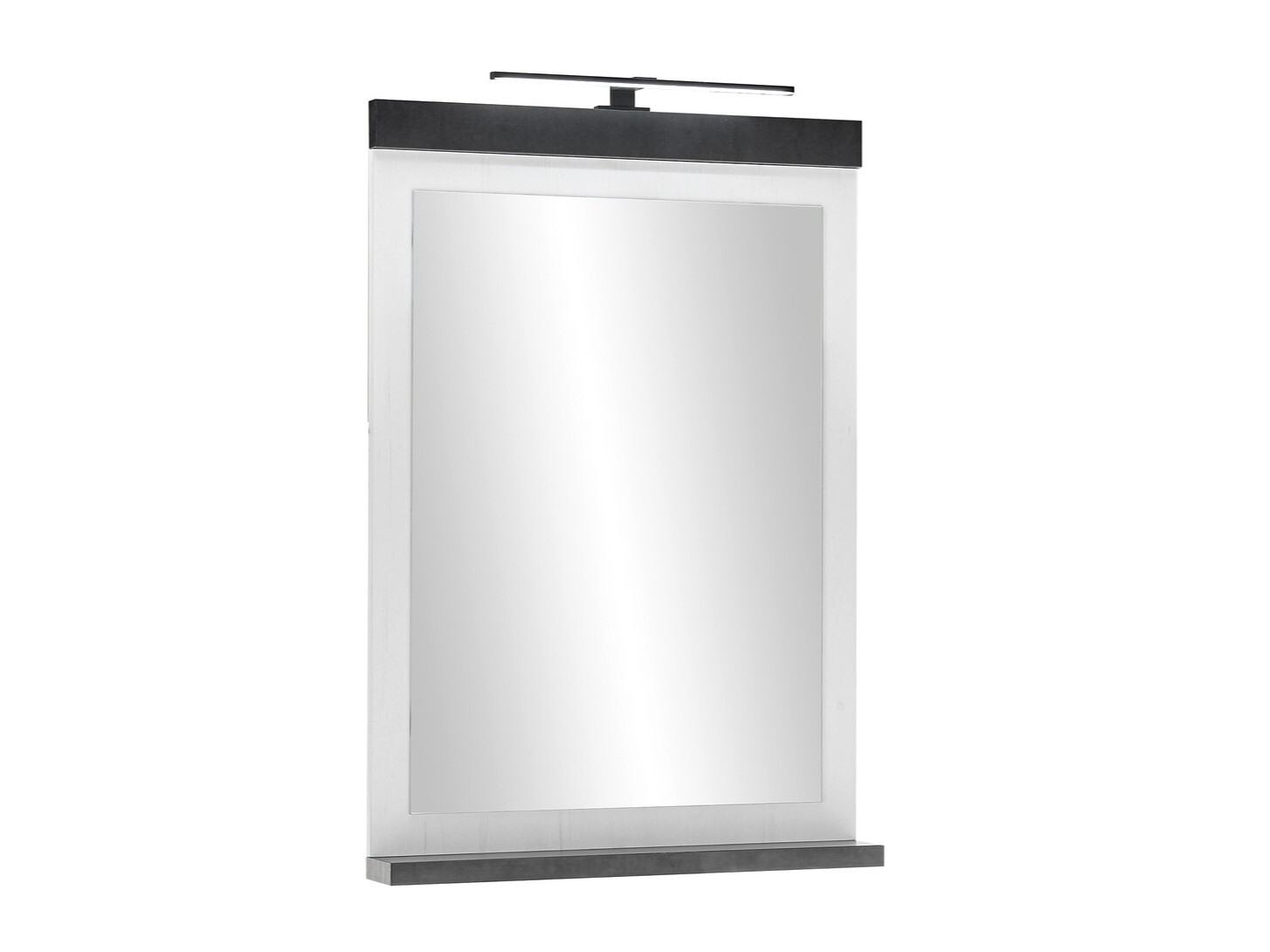 Комплект за баня Cirtale 139 (Избелен бор + Антрацит)