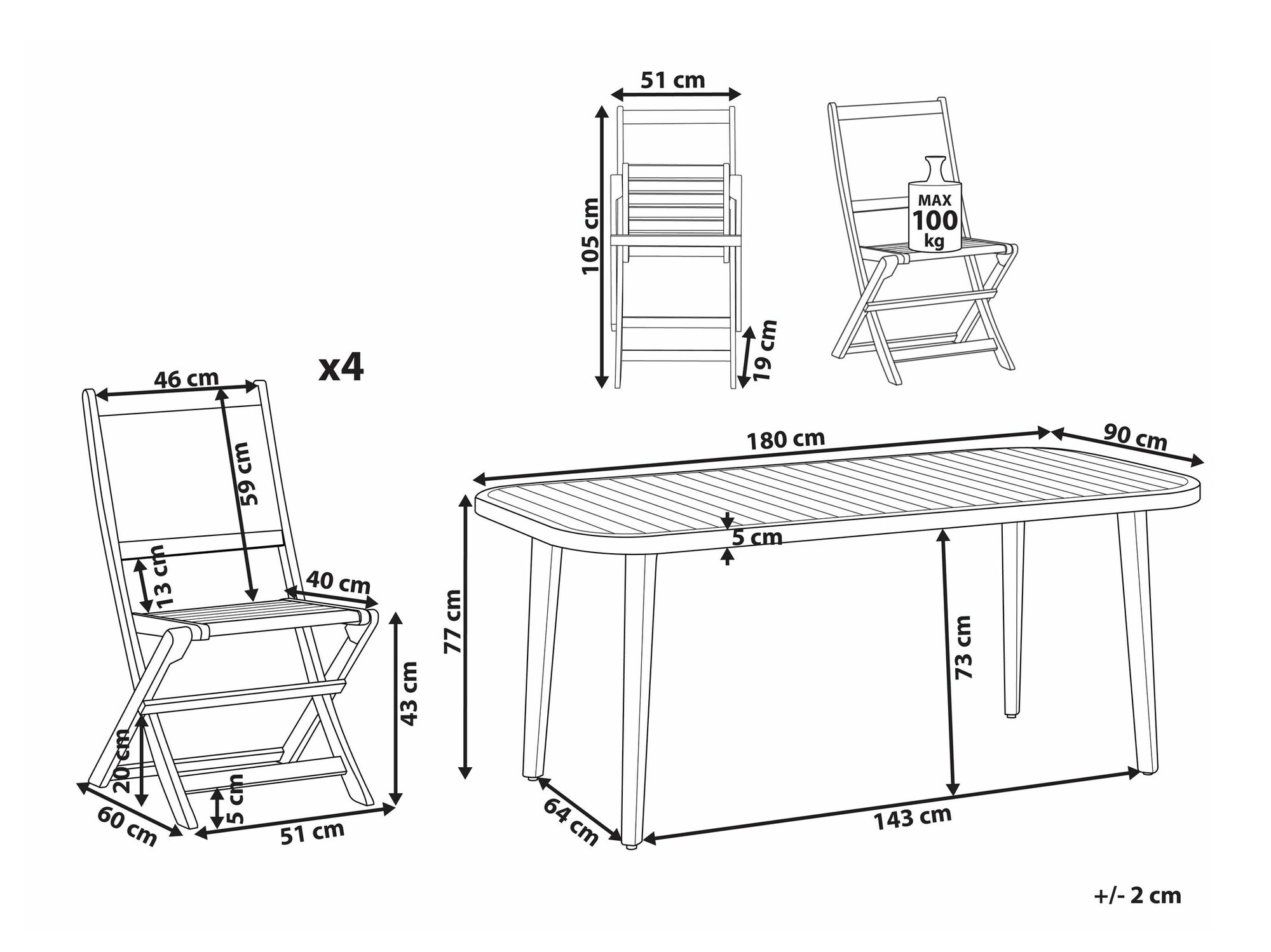 Градински комплект Berwyn 2623