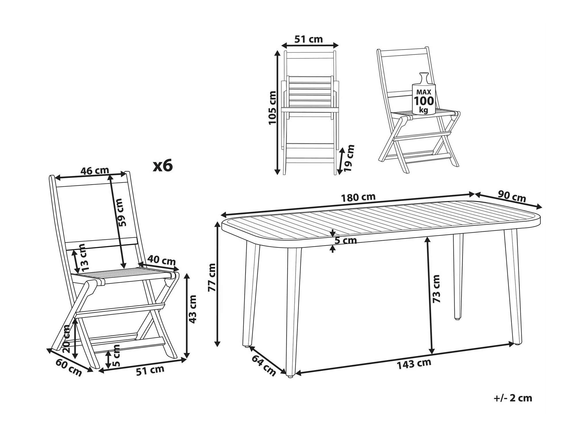 Градински комплект Berwyn 2624