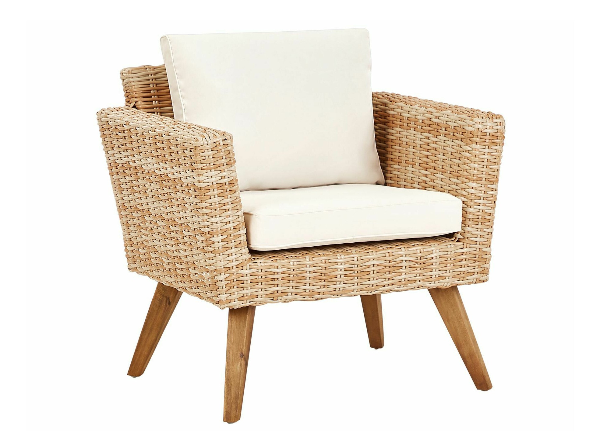 Градински комплект Berwyn 2626 (Светлокафяво + Бял)