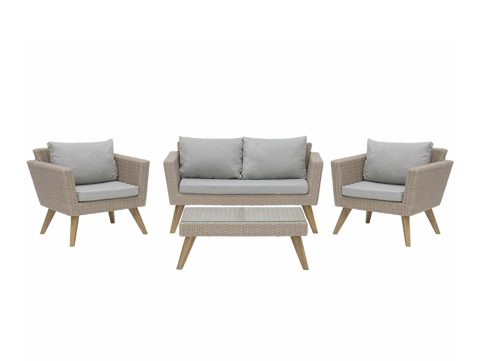 Градински комплект Berwyn 2626 (Taupe + Сив)