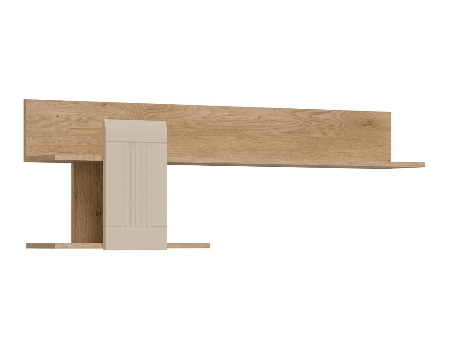 Стенна етажерка Teselbu 115 (Кашмир + Дъб)