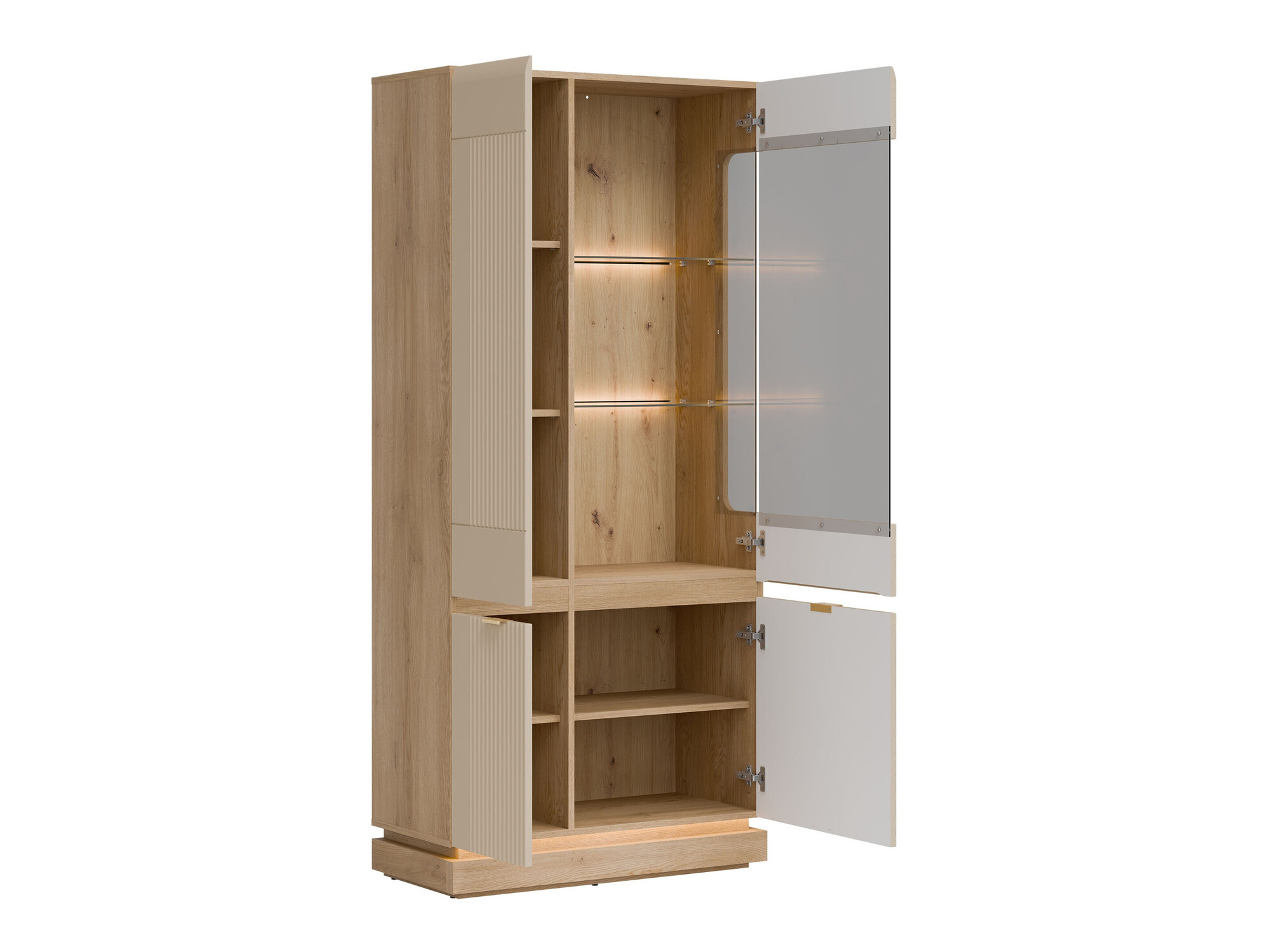 Комплект за хол Teselbu 116 (Кашмир + Дъб)