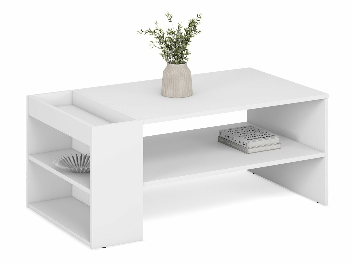 Масичка за кафе Houston 1946 (Бял)