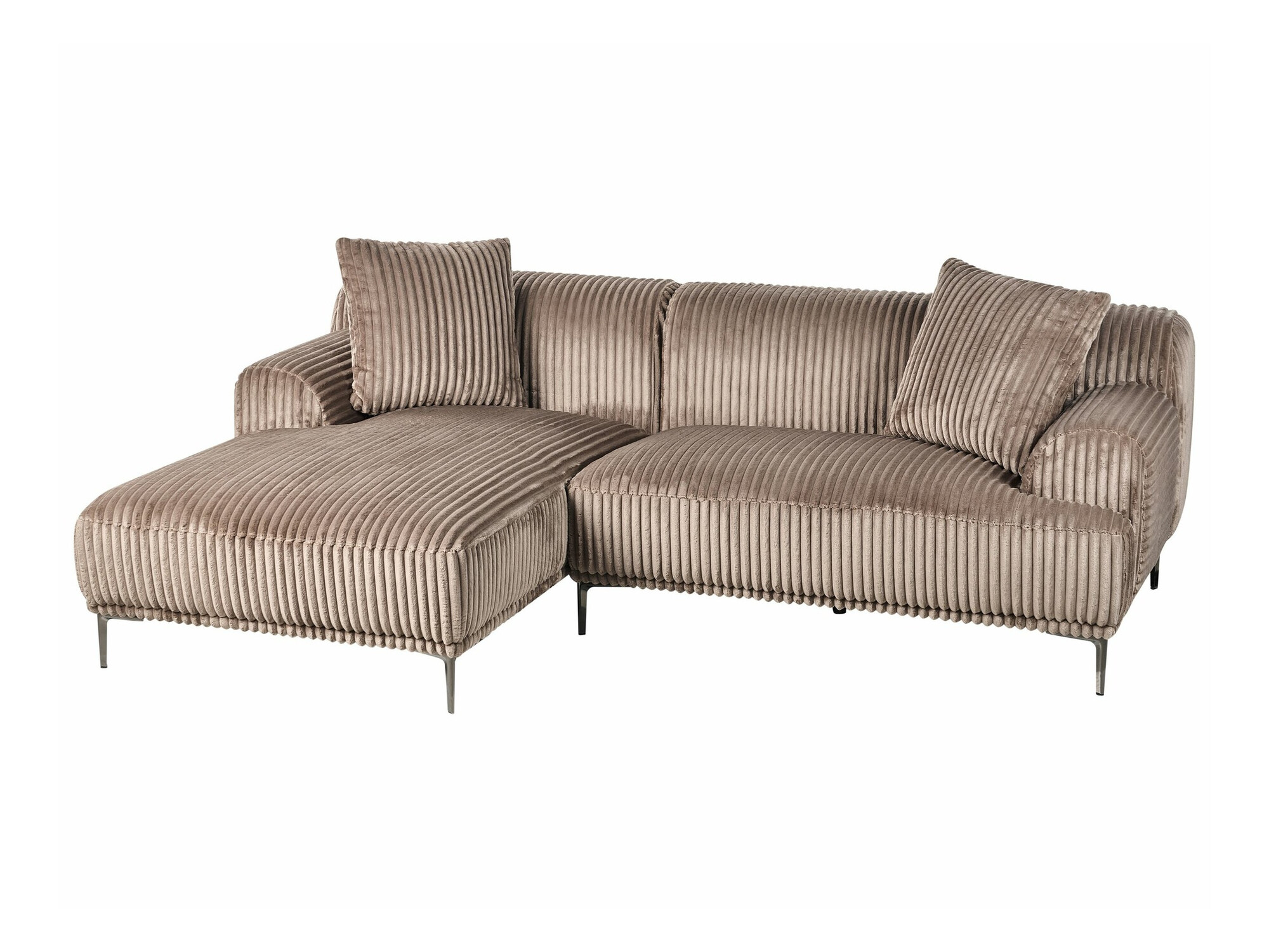 Ъглов диван Berwyn 2640 (Светлокафяво)