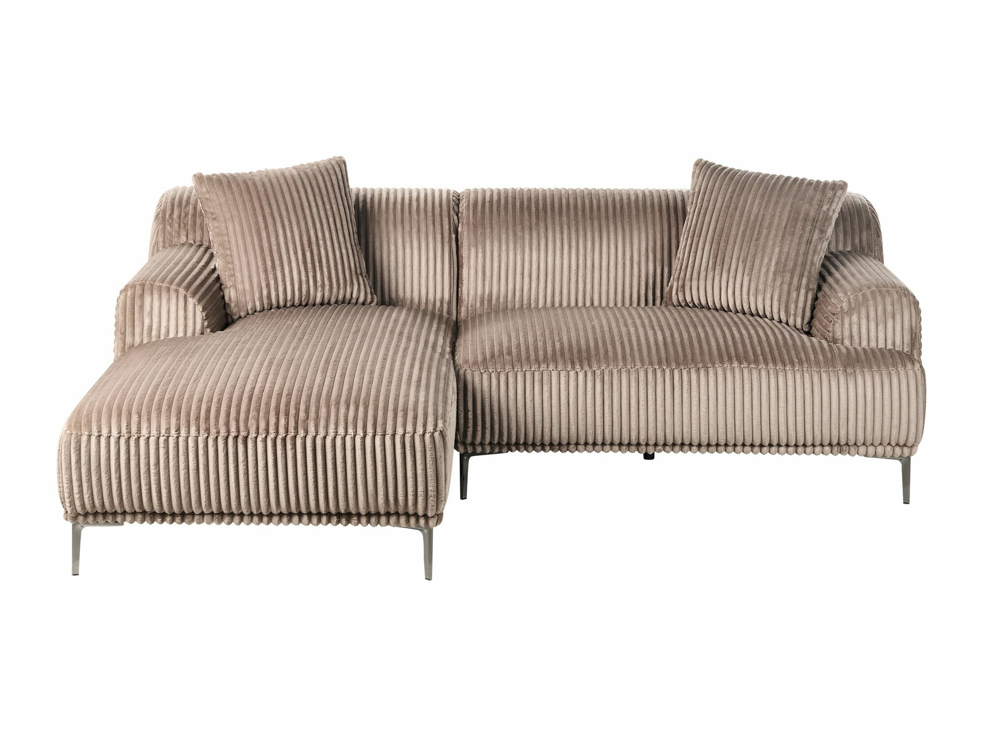 Ъглов диван Berwyn 2640 (Светлокафяво)