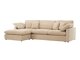 Ъглов диван Dallas 4813 (Светлокафяво)
