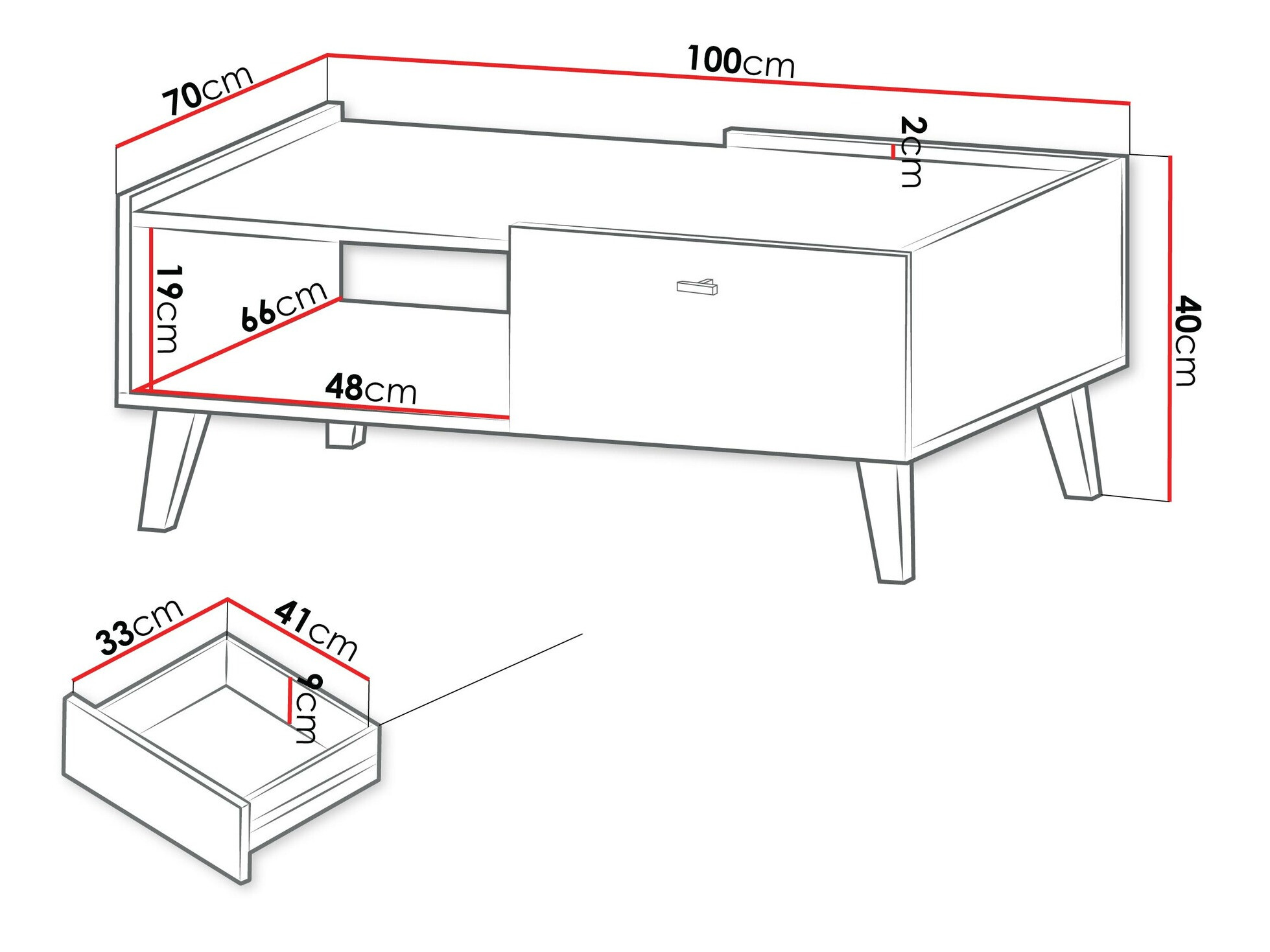 Масичка за кафе Comfivo Hedera
