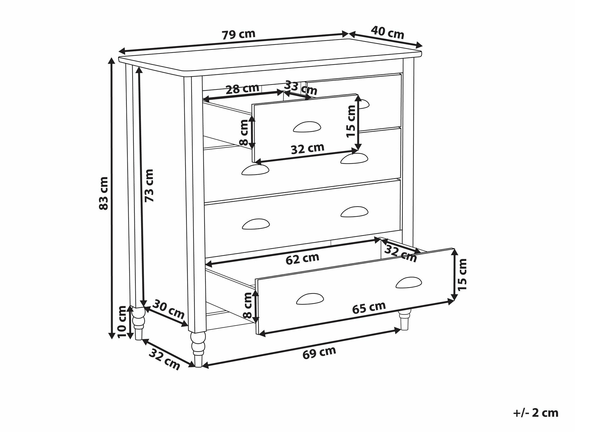 Скрин Berwyn 2641 (Бял)