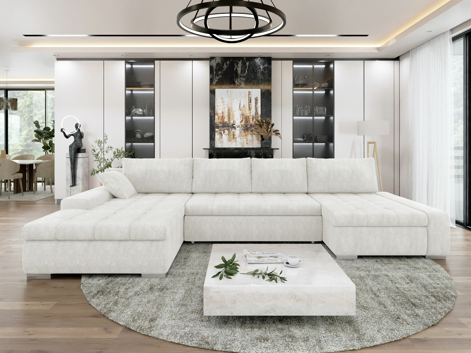 Ъглов диван Comfivo 106 (Coral 70)