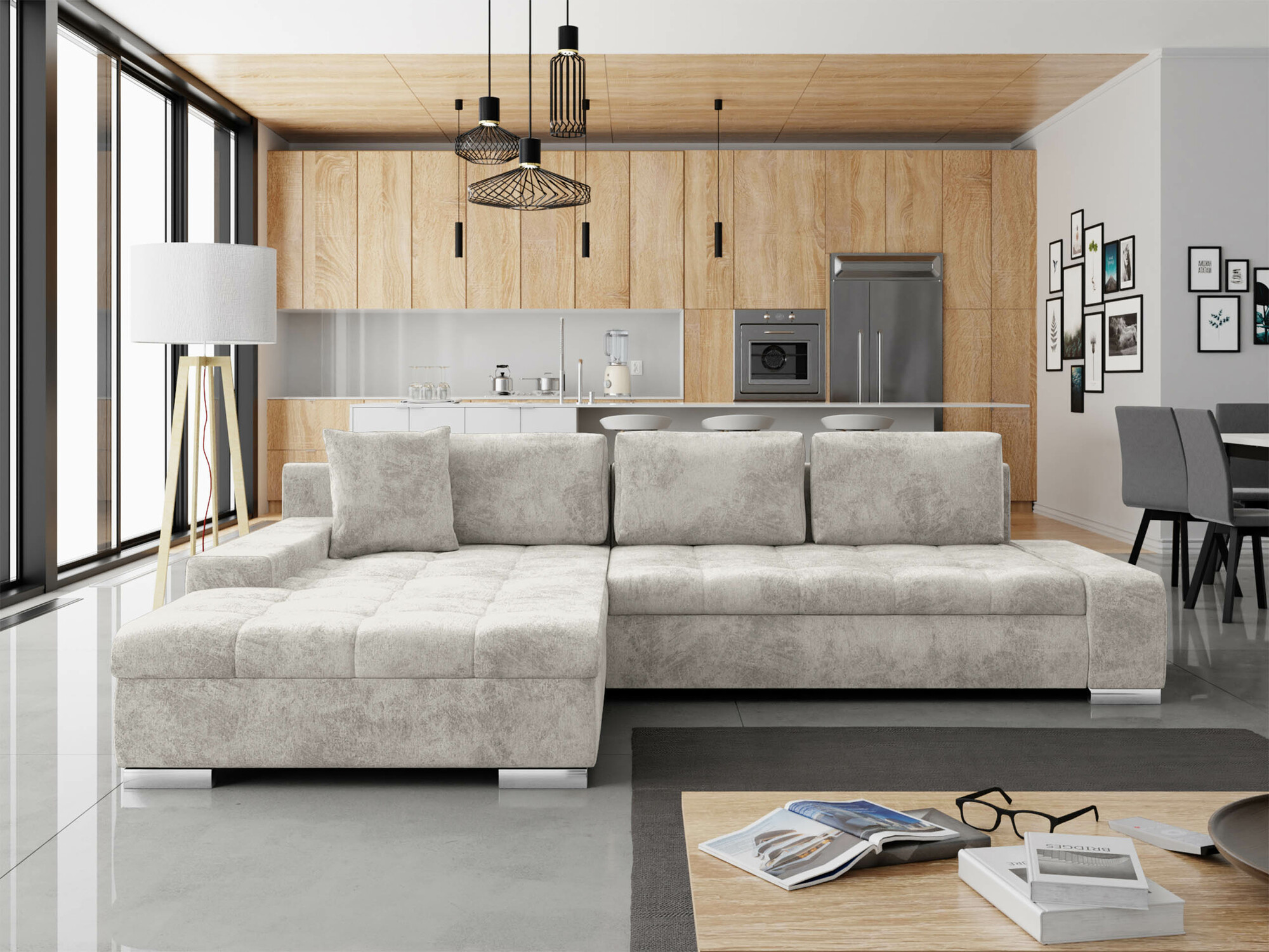 Ъглов диван Comfivo Nitor II (Clara 215.19)